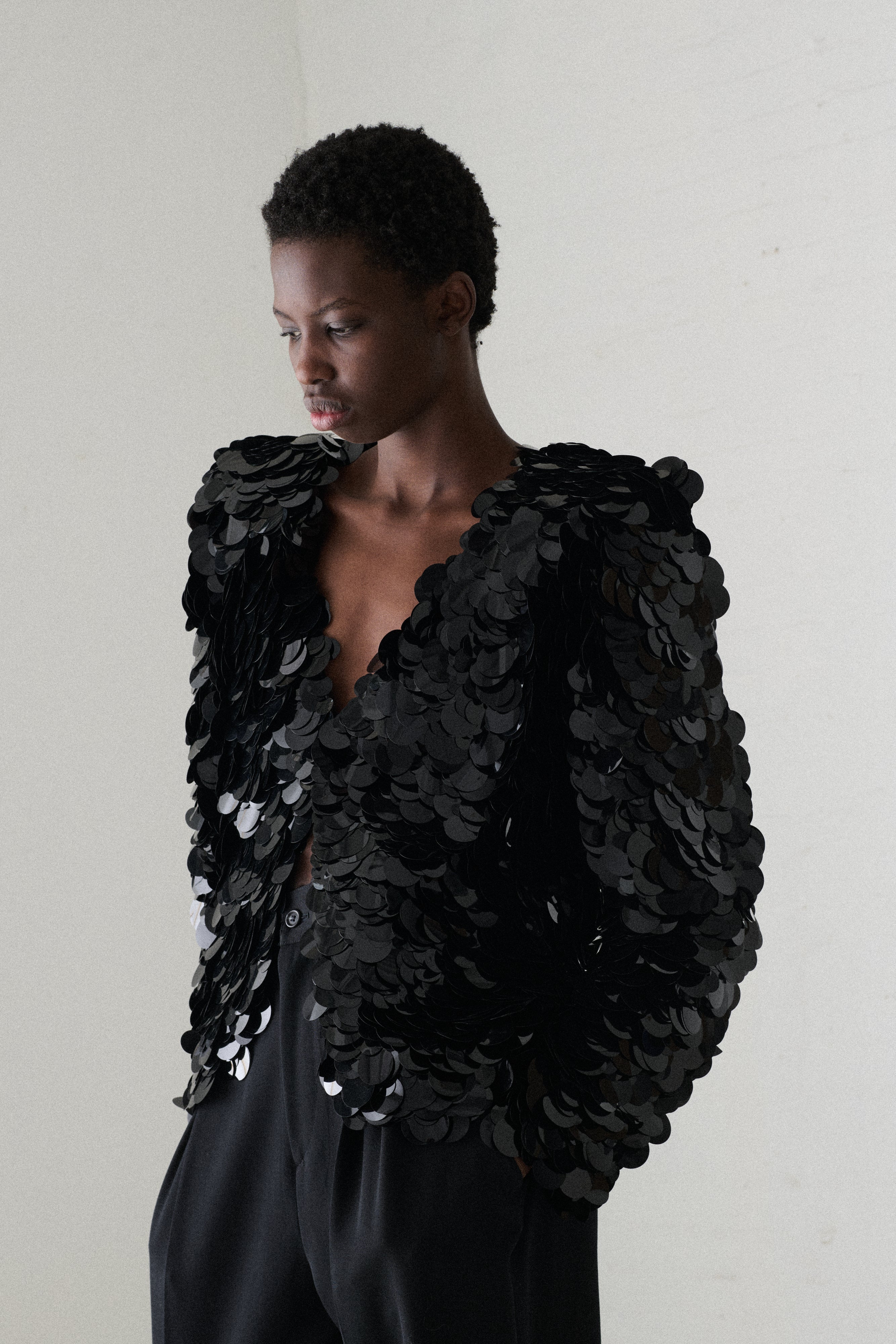 Galanos Paillette Cardigan - Image 15