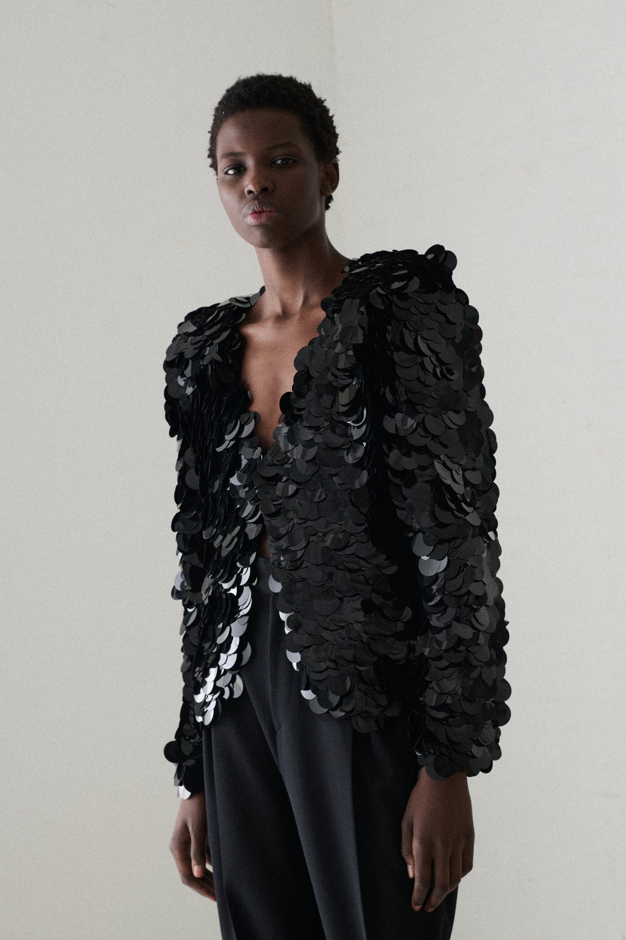 Galanos Paillette Cardigan - Image 16
