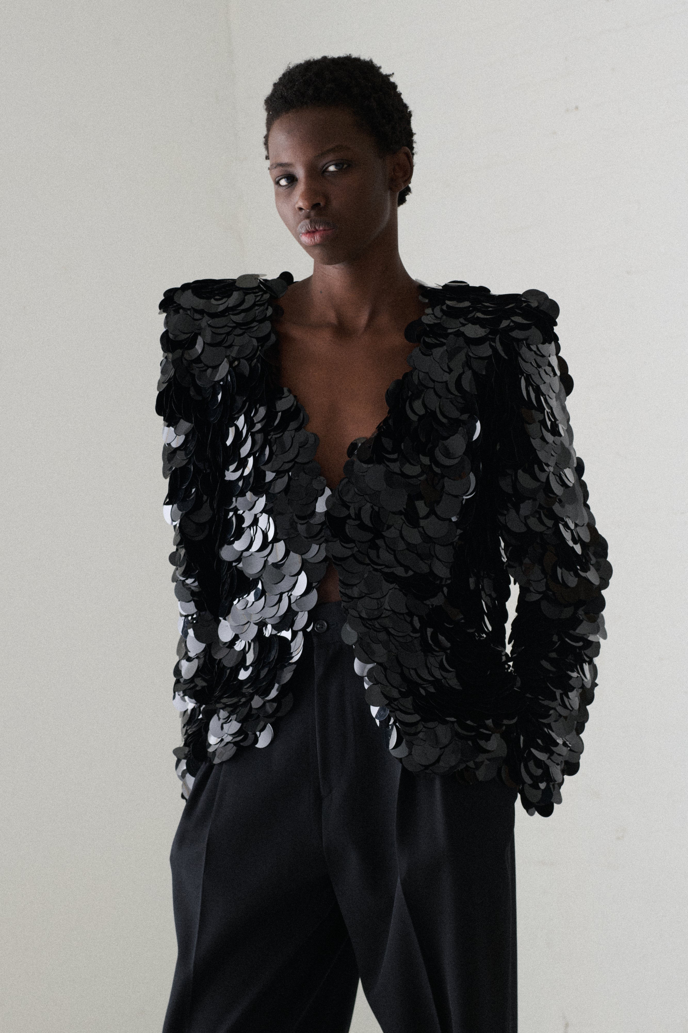 Galanos Paillette Cardigan - Image 3