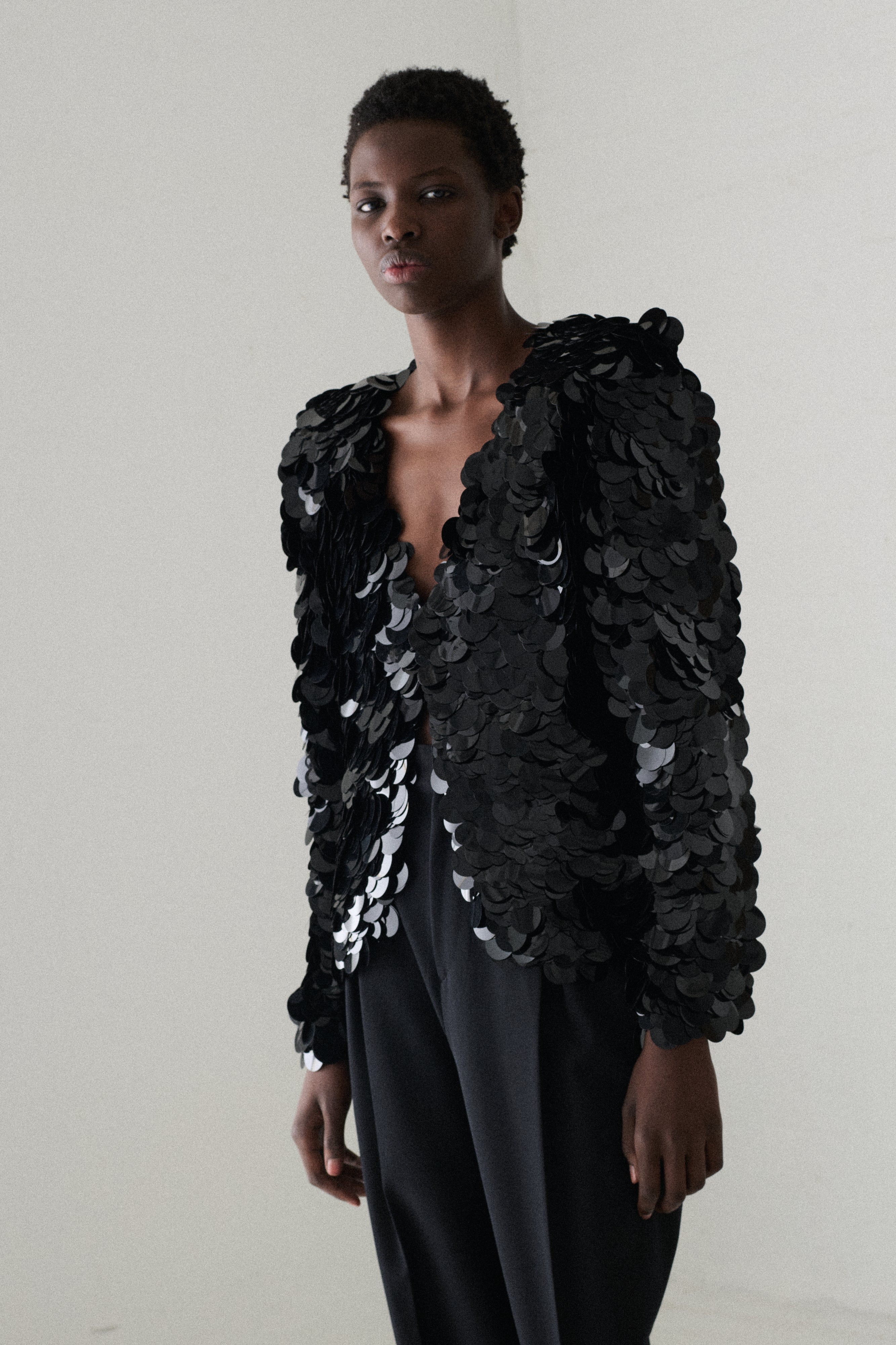 Galanos Paillette Cardigan - Image 6