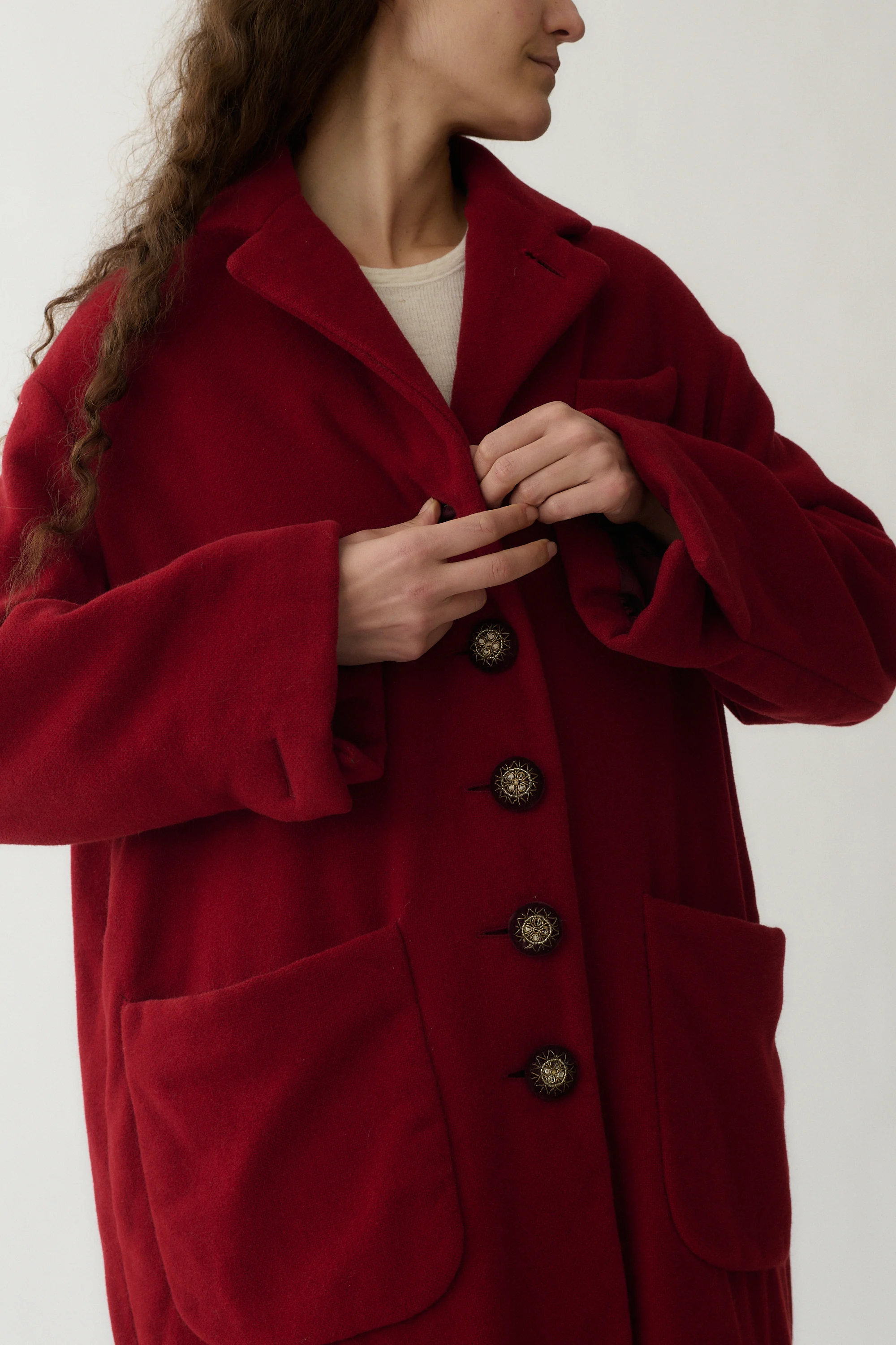 Romeo Gigli Wool Coat - Image 5