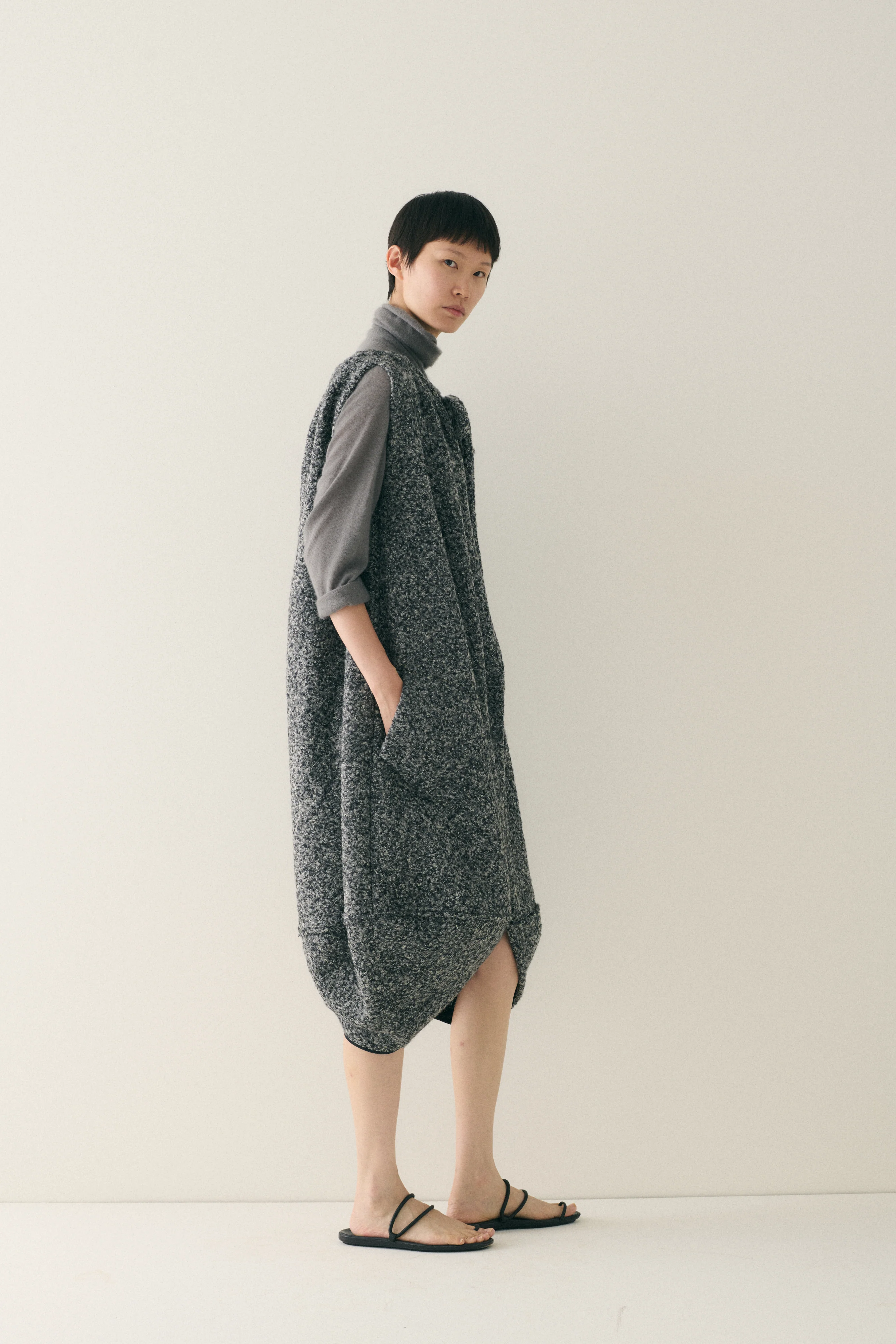 Heather Grey Dress - Image 7