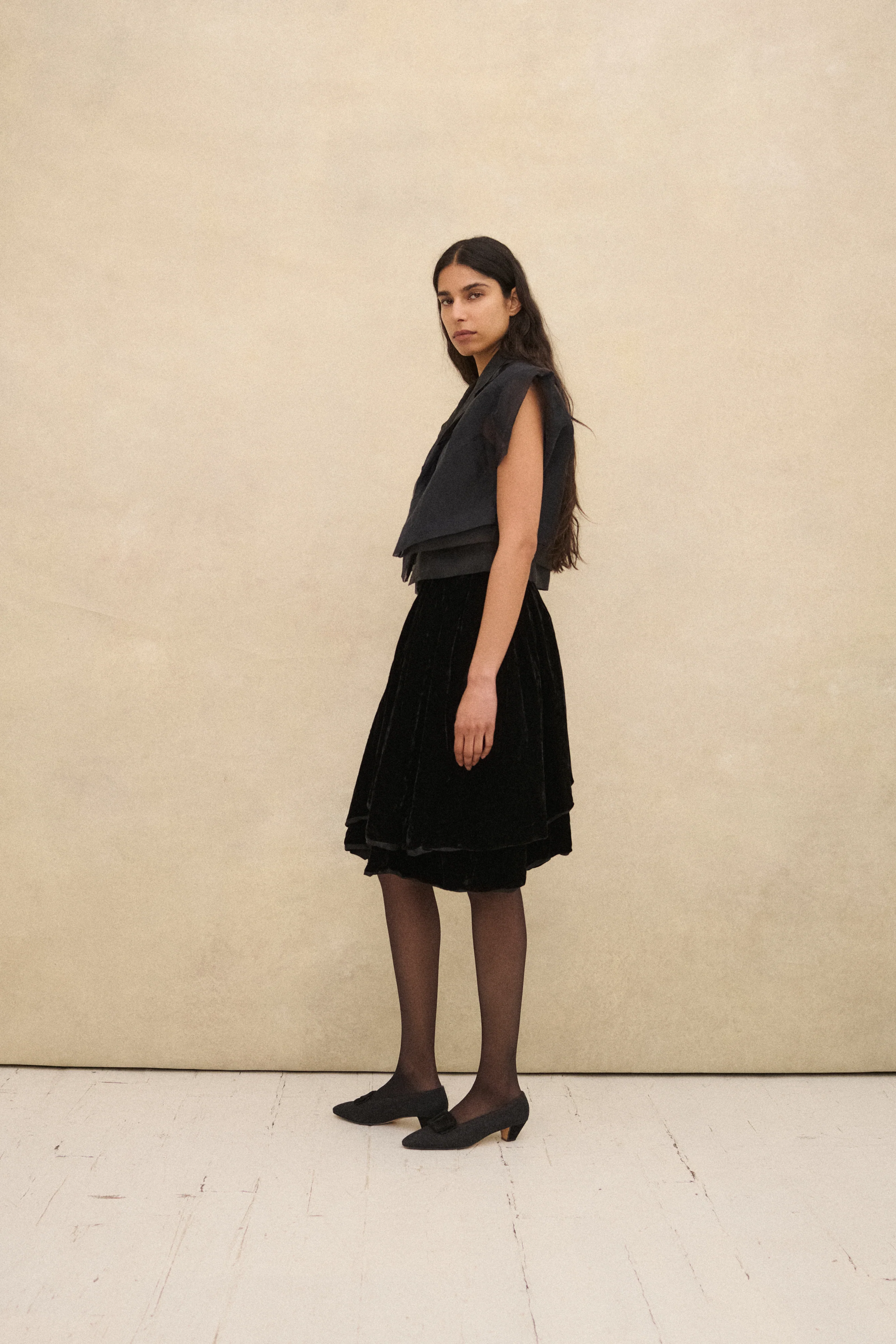Hanae Mori Velvet Skirt - Image 10