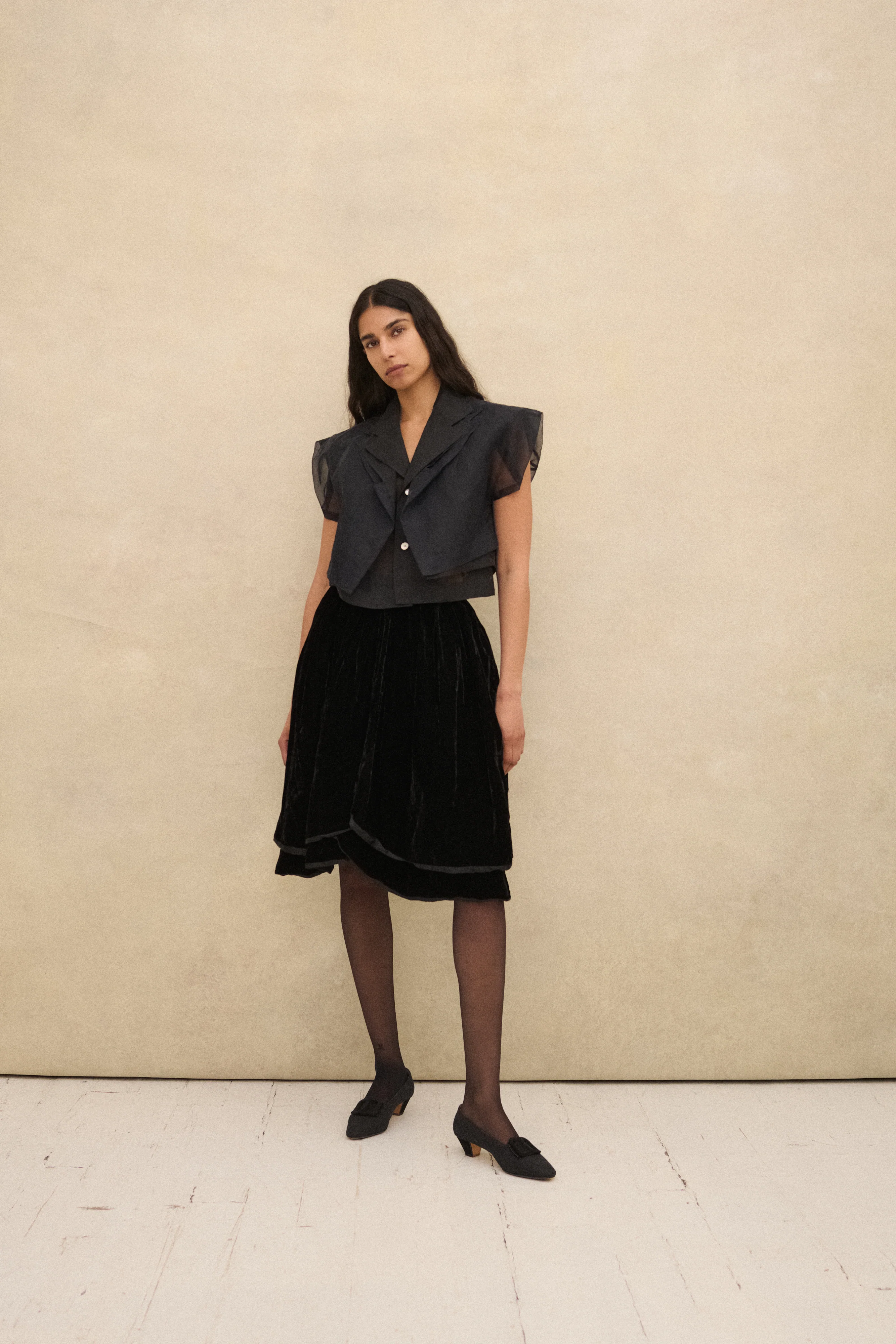 Hanae Mori Velvet Skirt - Image 13