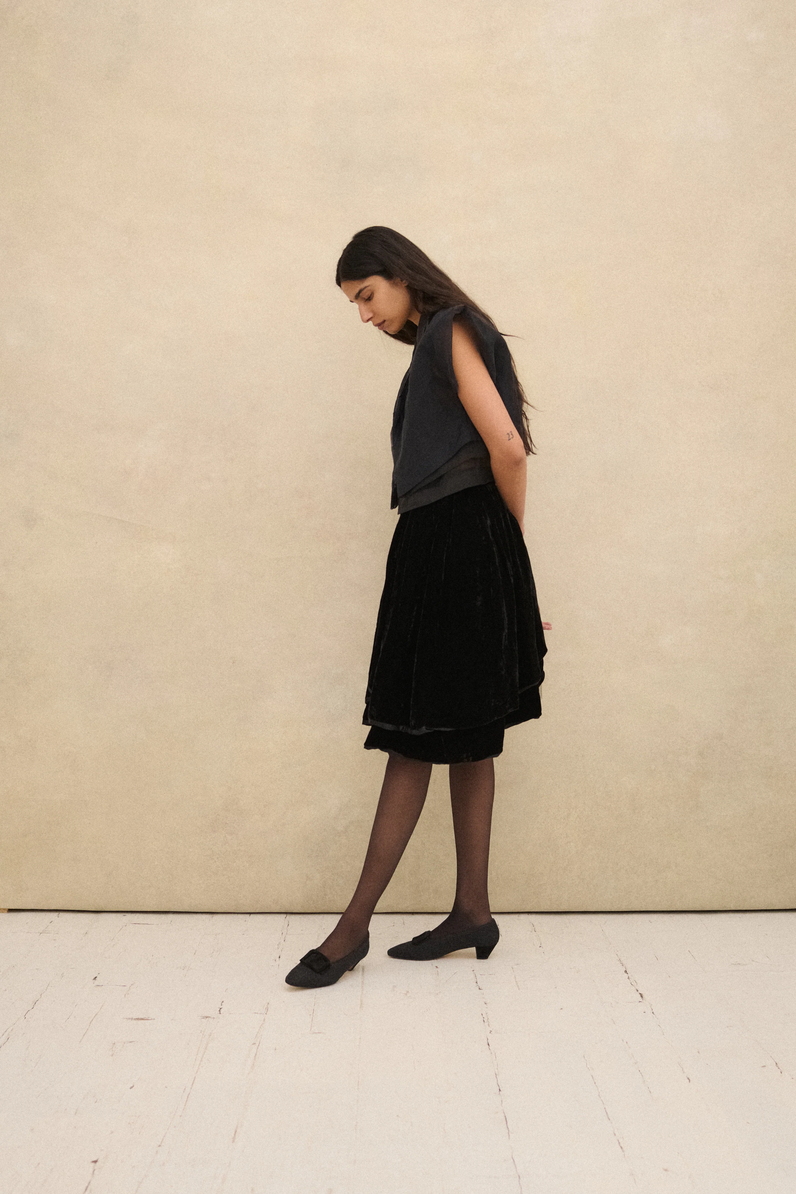 Hanae Mori Velvet Skirt - Image 17