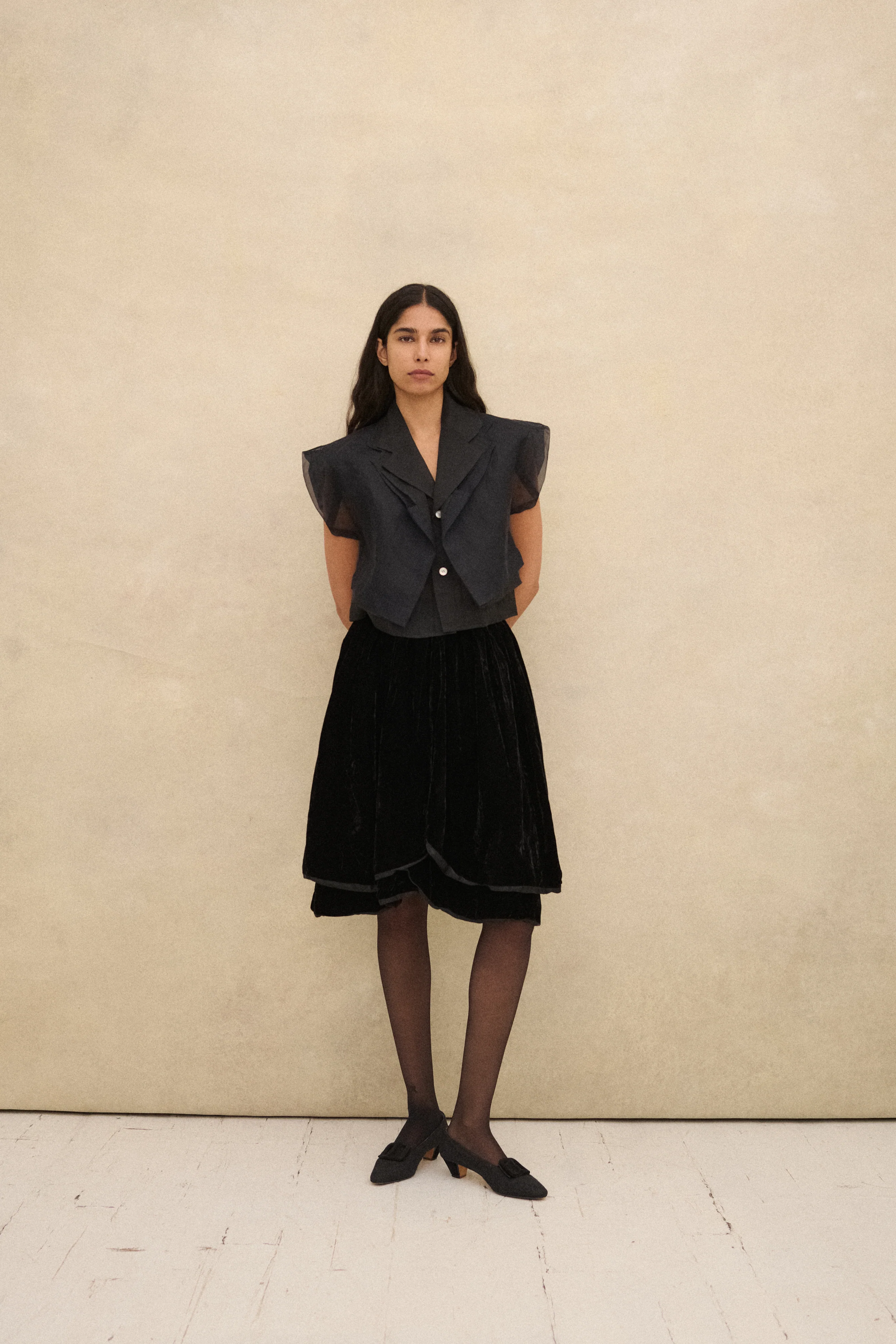 Hanae Mori Velvet Skirt - Image 4