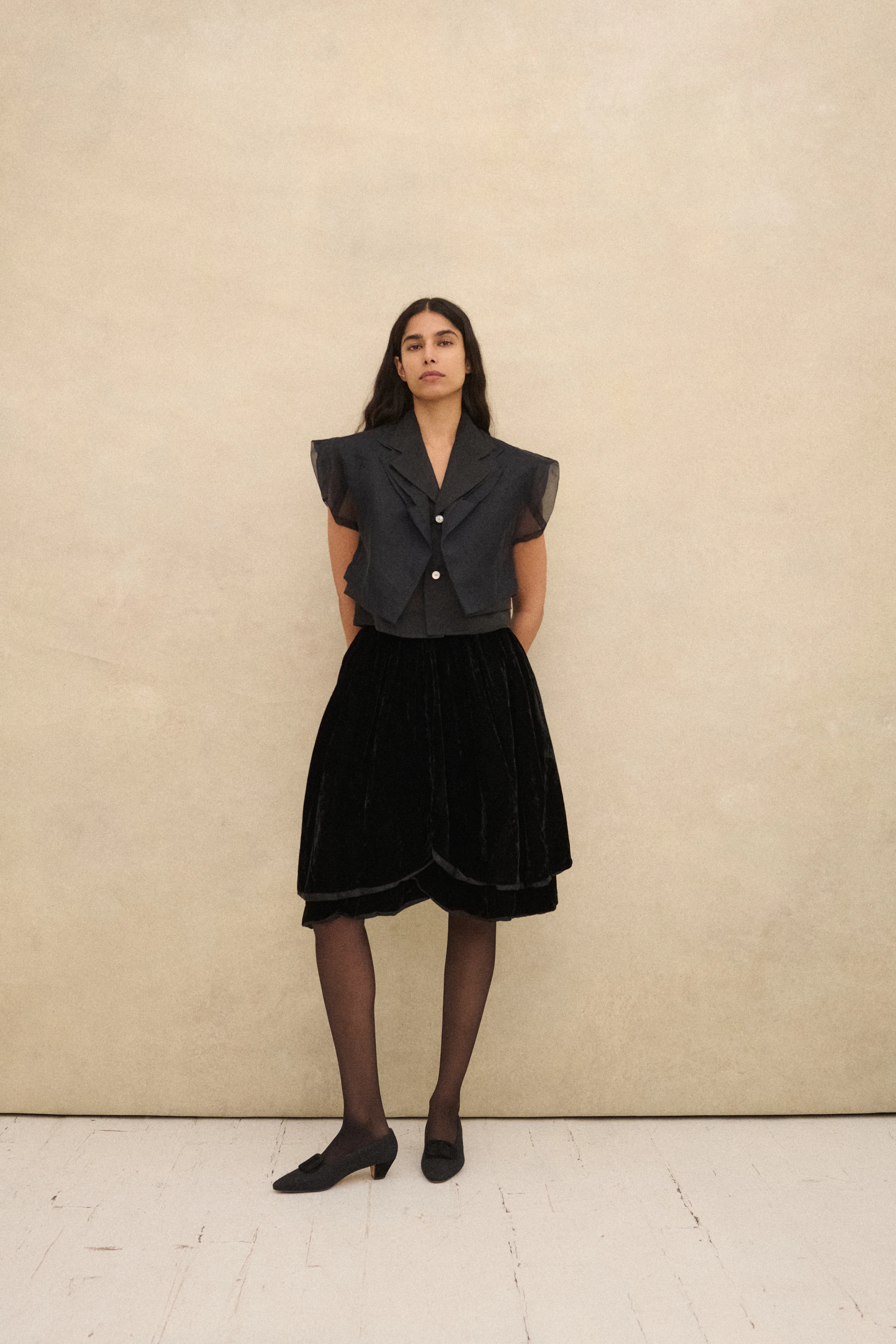 Hanae Mori Velvet Skirt - Image 5