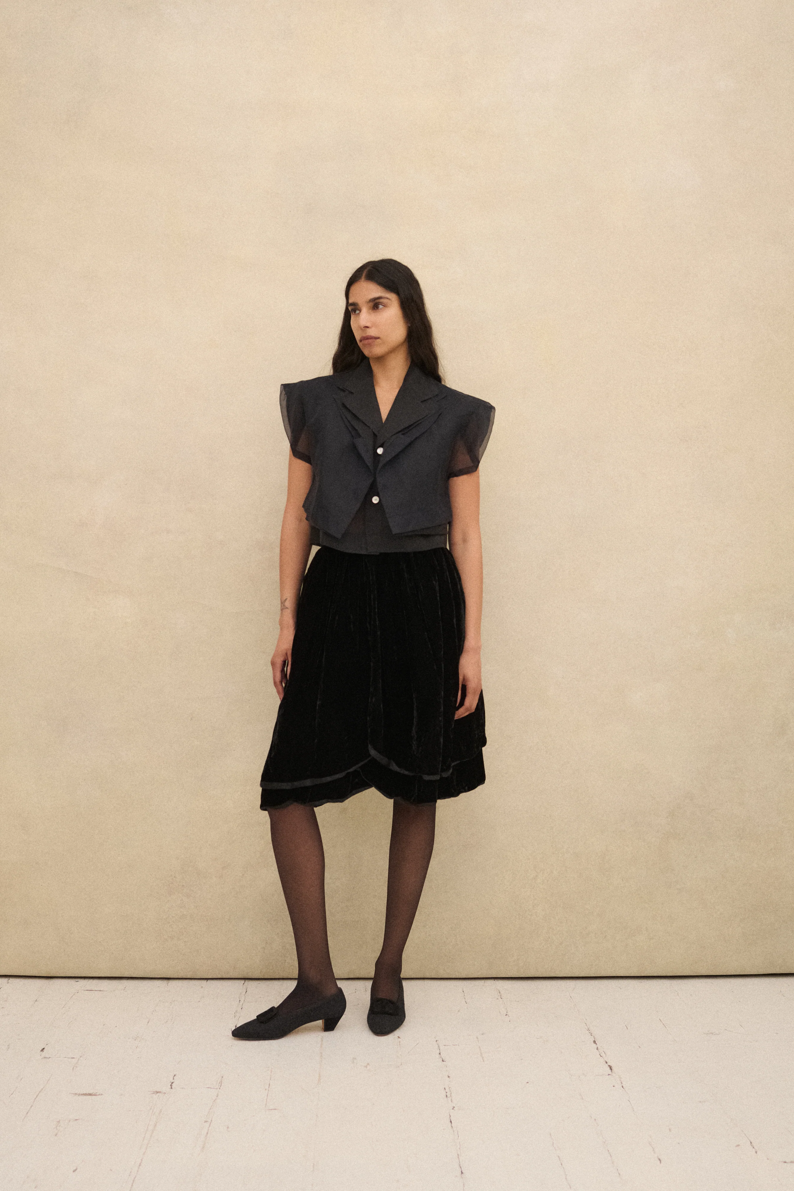 Hanae Mori Velvet Skirt - Image 6