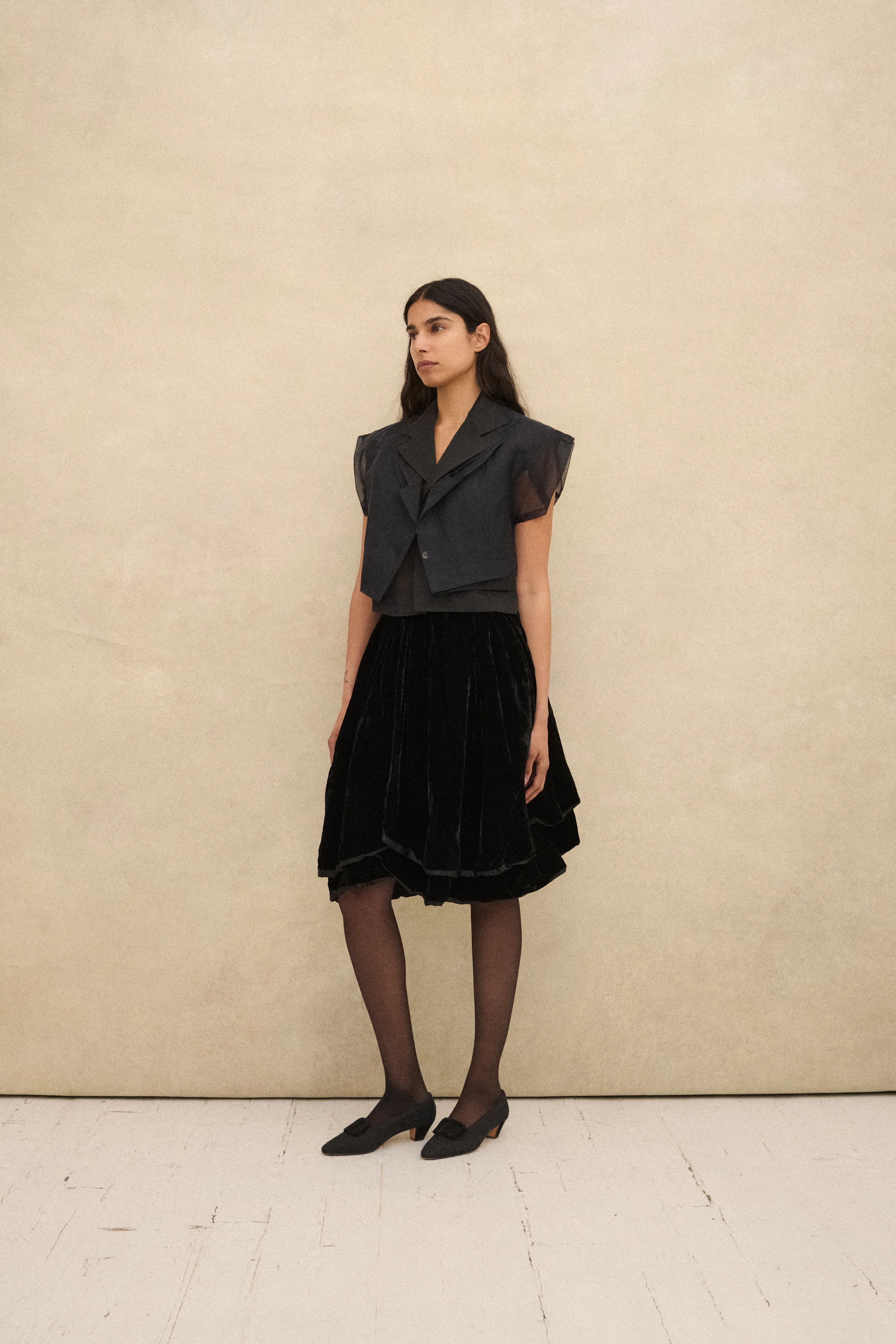 Hanae Mori Velvet Skirt - Image 7