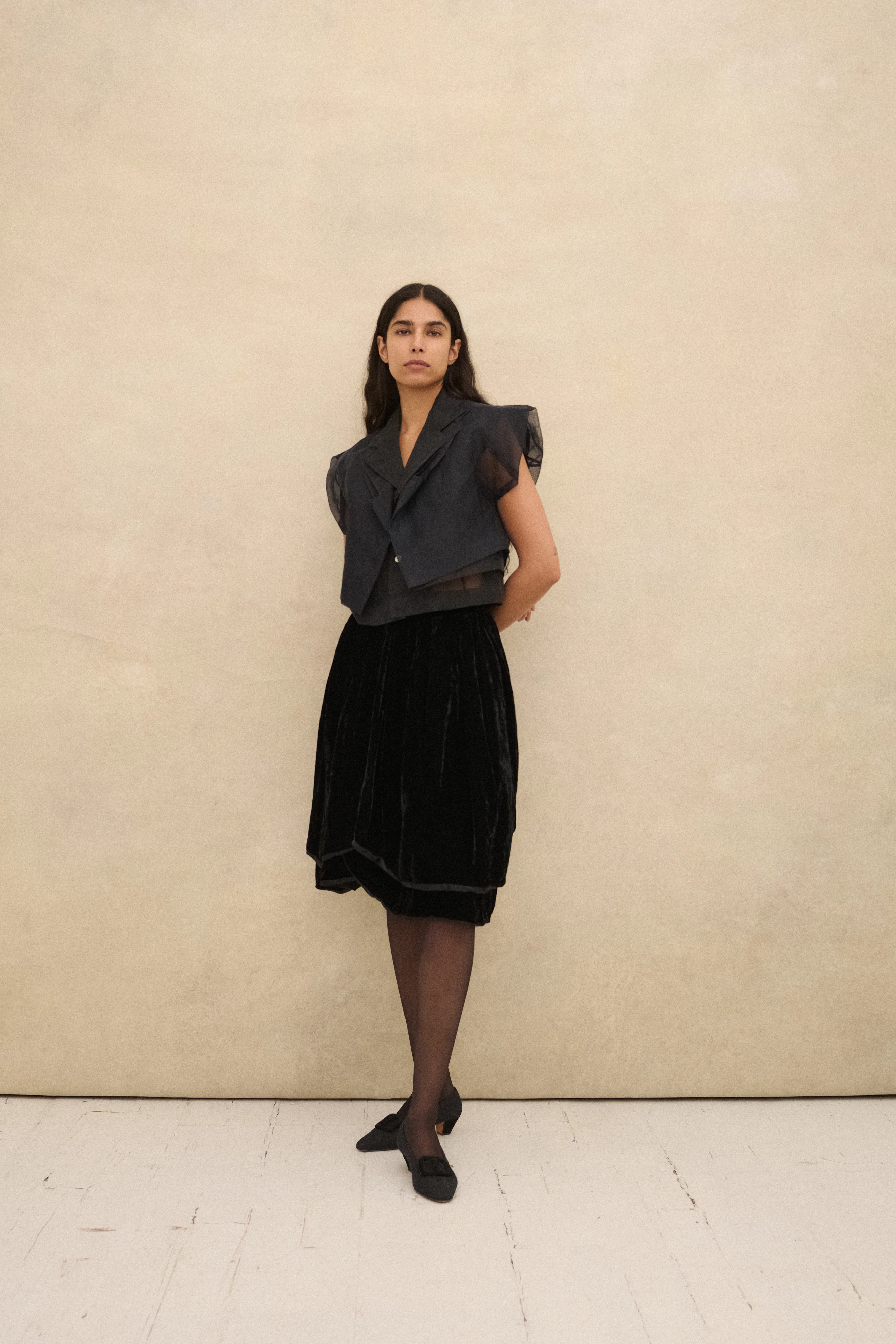 Hanae Mori Velvet Skirt - Image 8