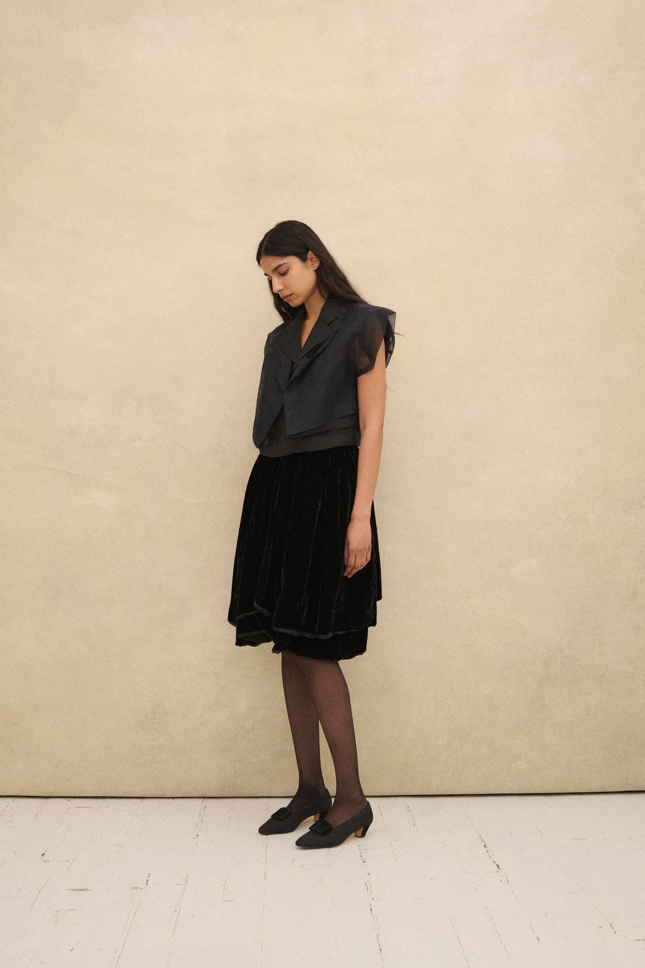 Hanae Mori Velvet Skirt - Image 9