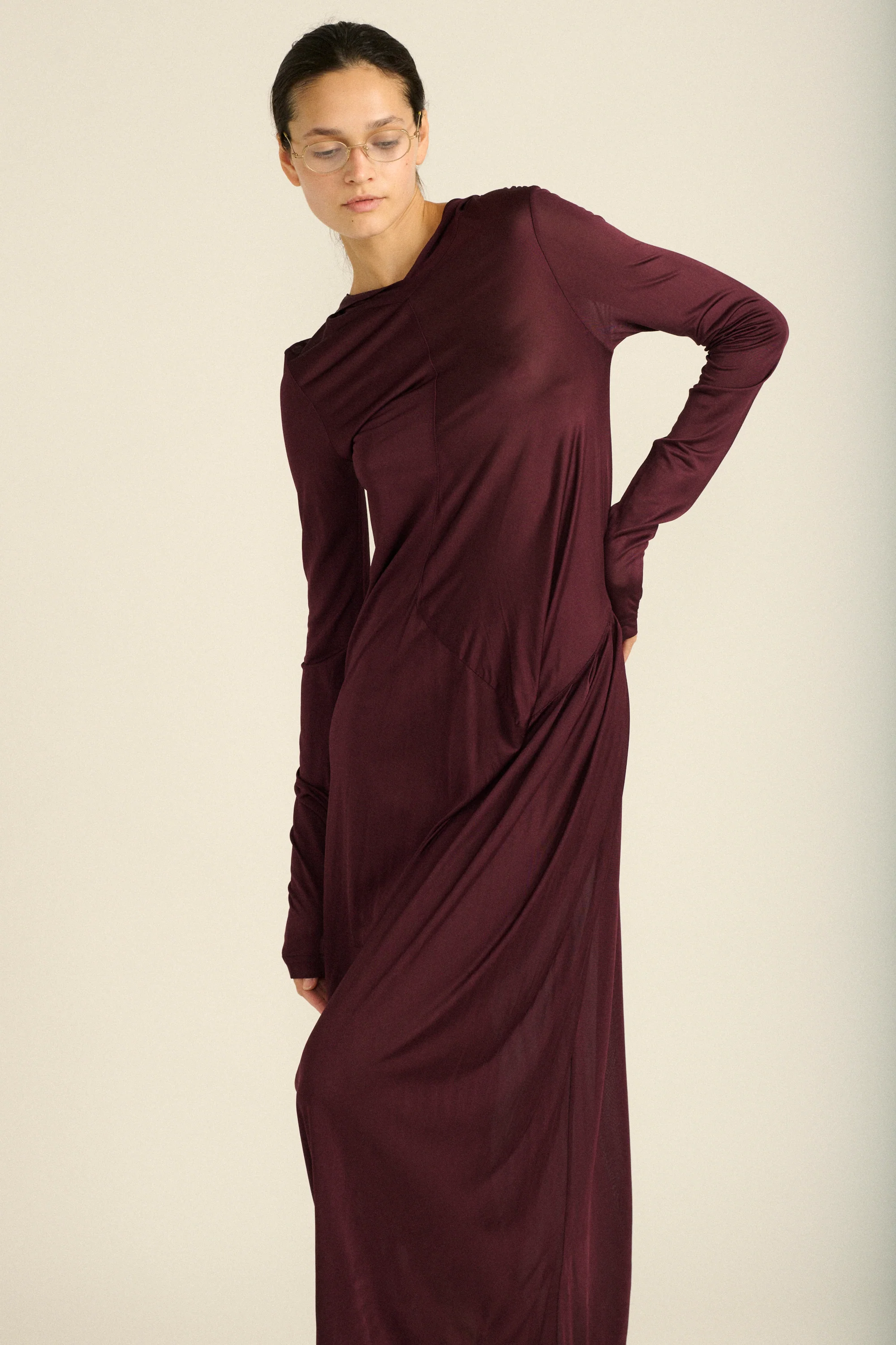Hooded Jersey Dress - Image 17