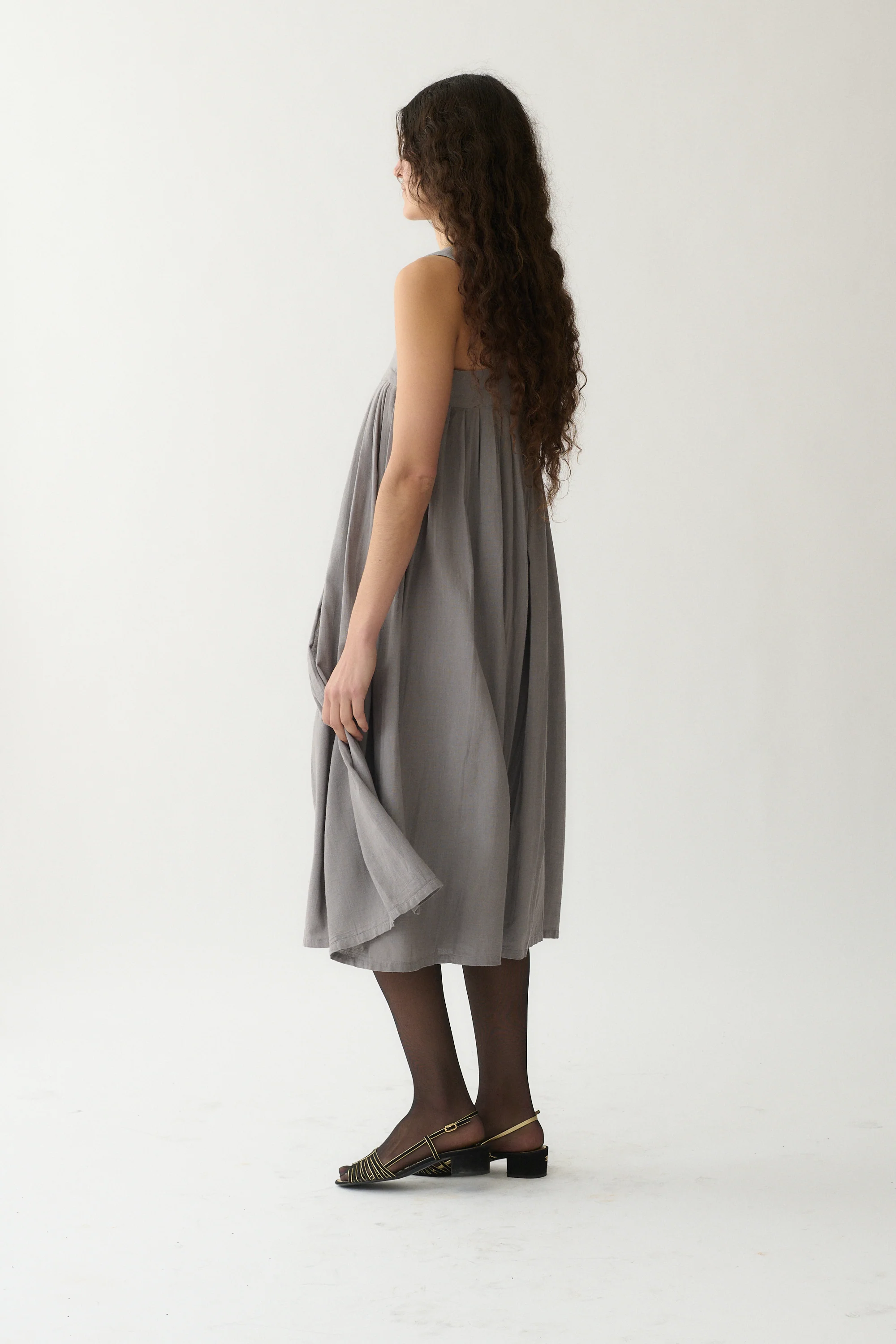 Issey Miyake Dove Grey Jumpsuit - Image 3