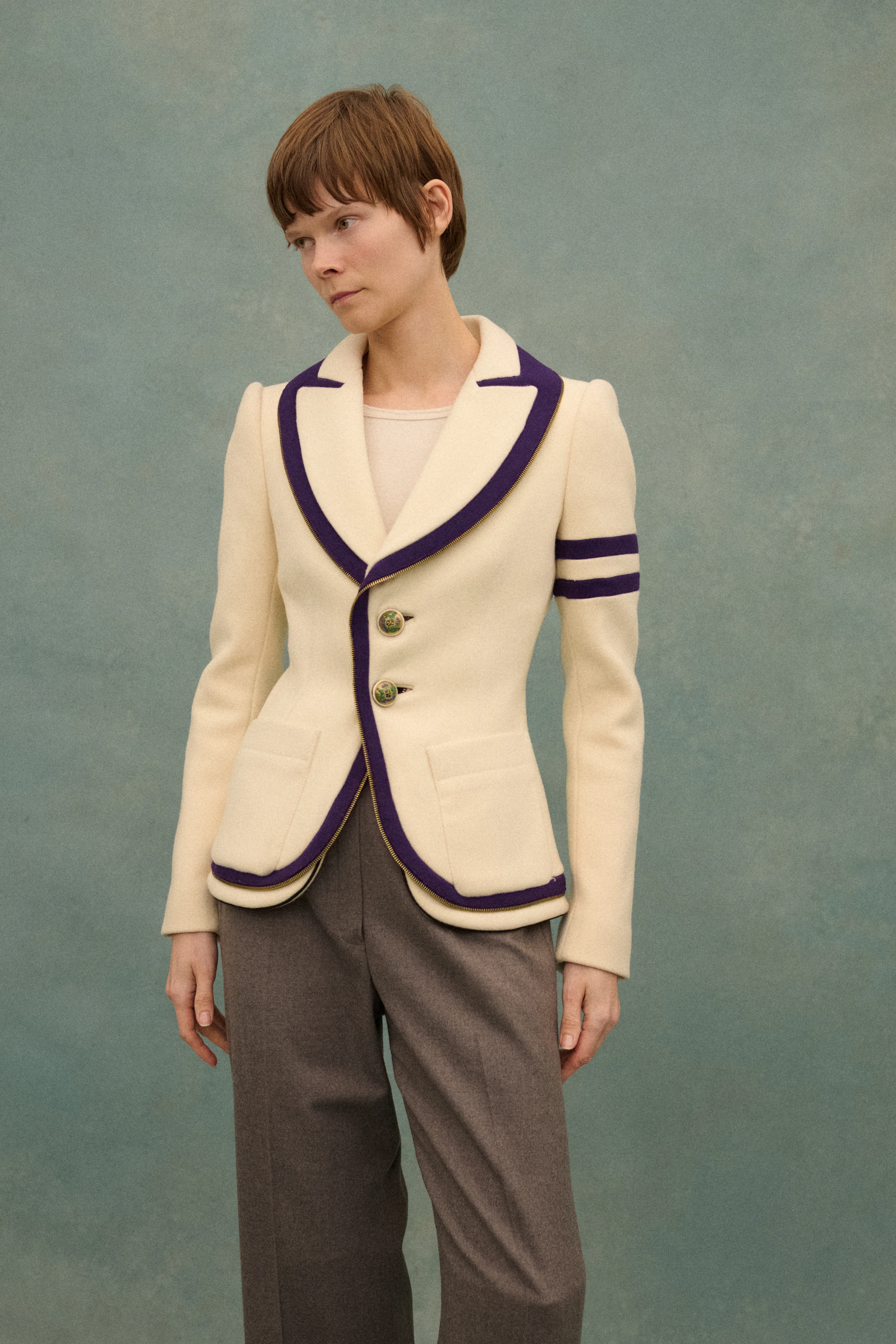2007 Balenciaga Wool Blazer - Image 4