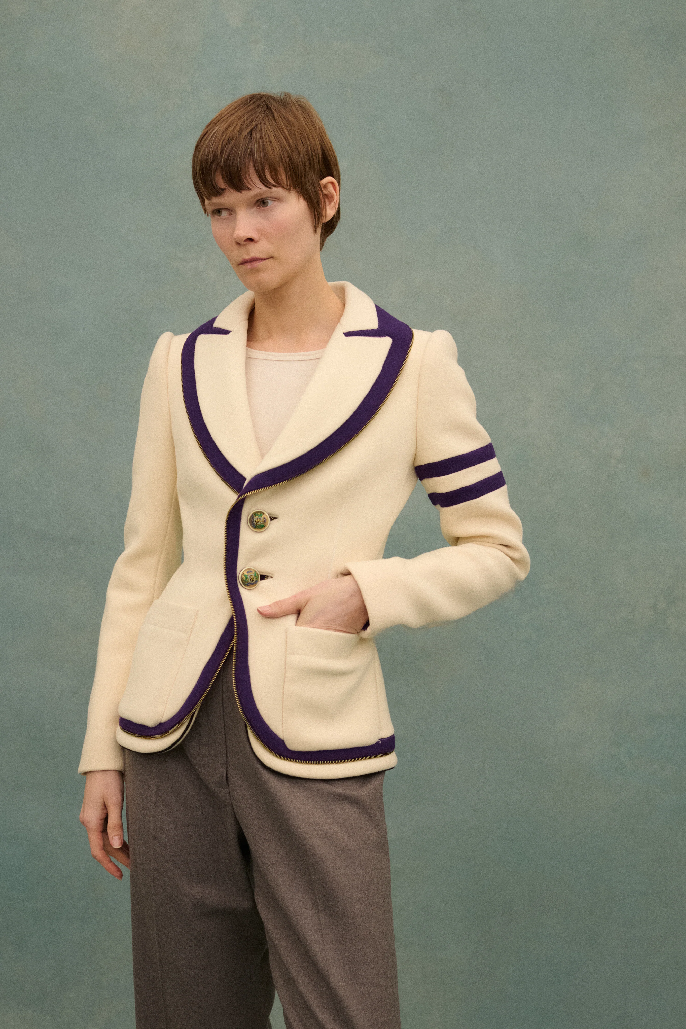 2007 Balenciaga Wool Blazer - Image 5