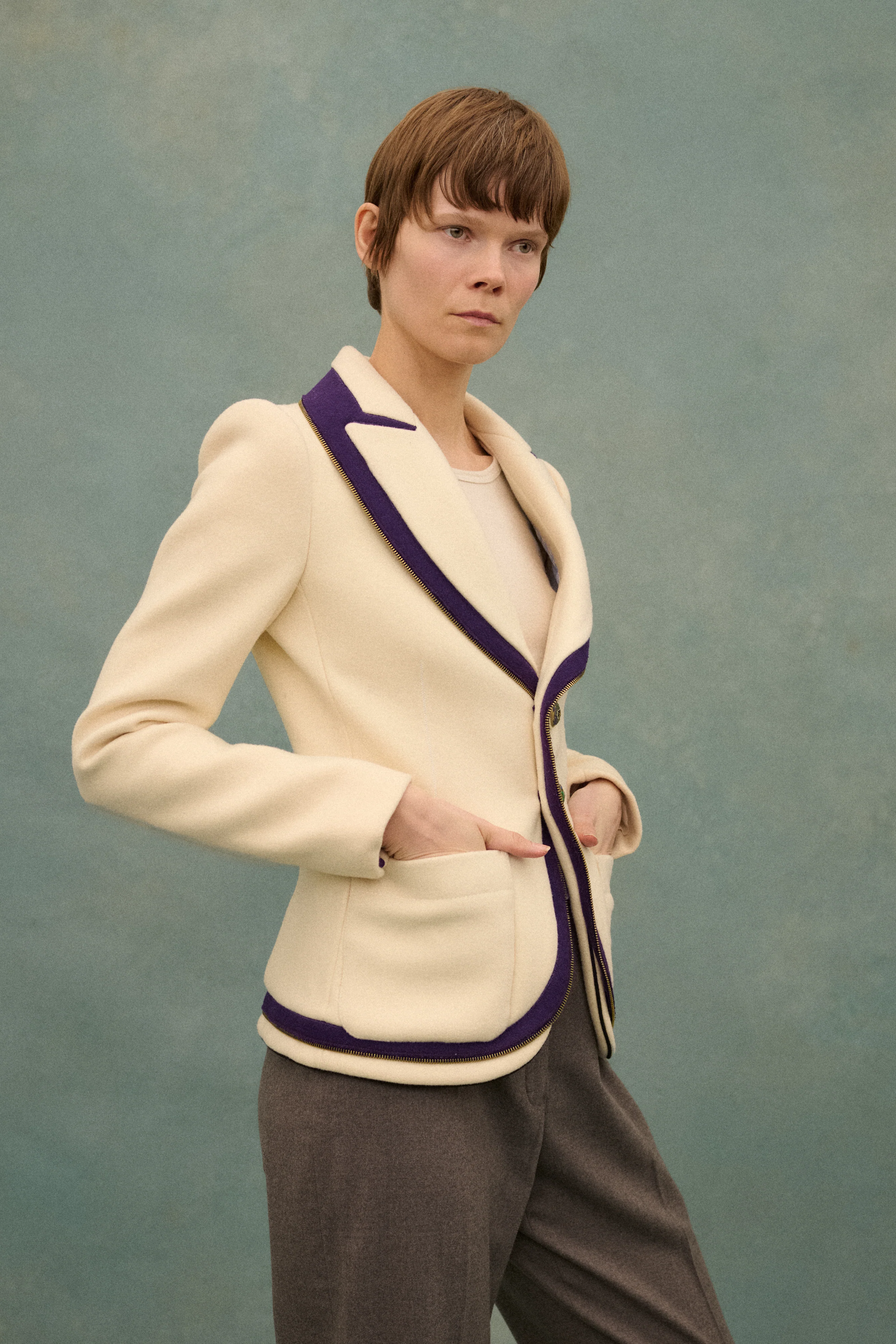2007 Balenciaga Wool Blazer - Image 6