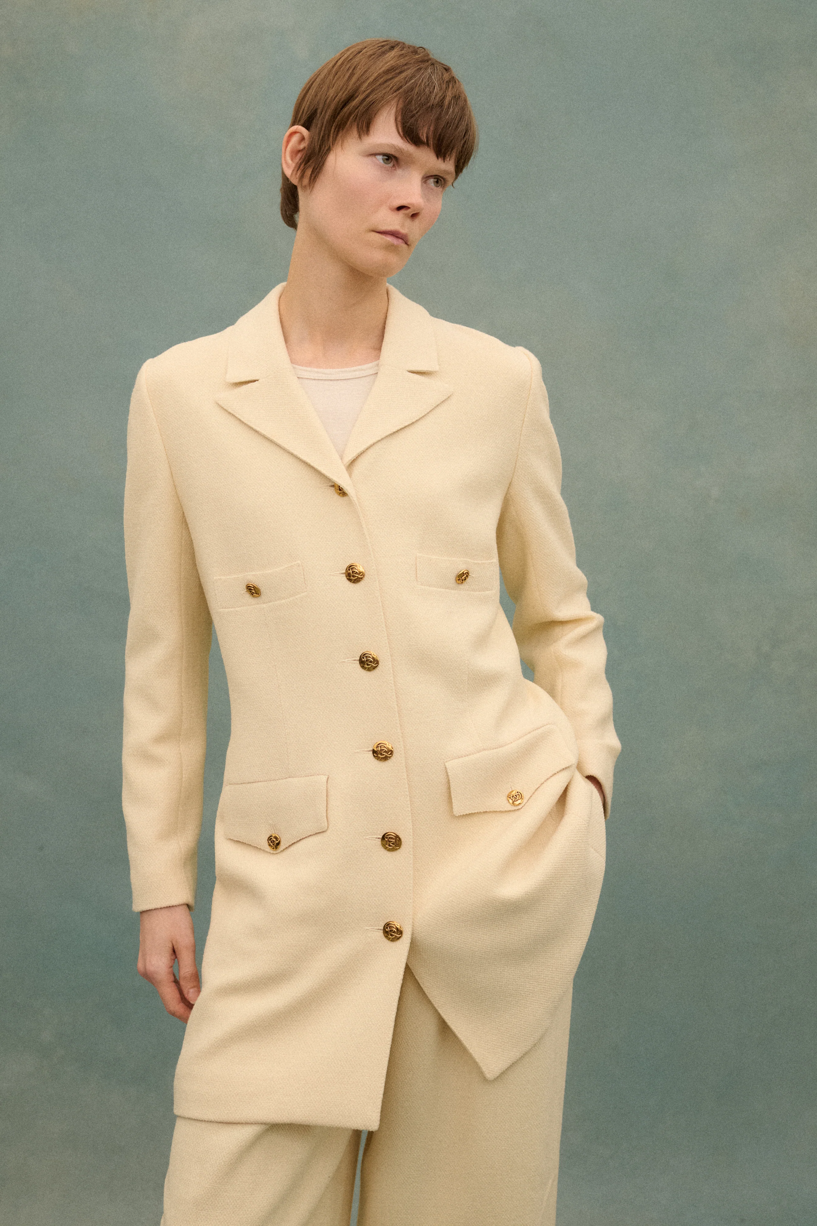 Sonia Rykiel Ivory Suit - Image 14