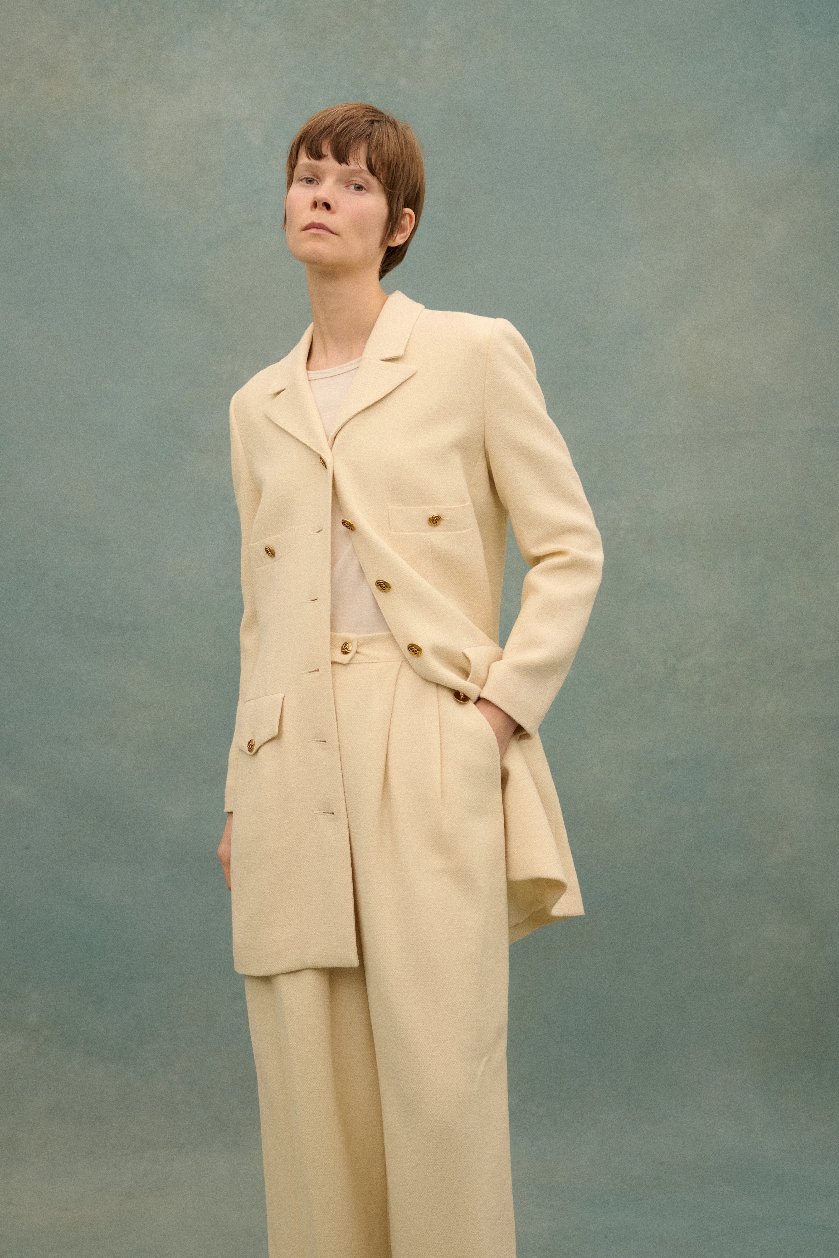 Sonia Rykiel Ivory Suit - Image 17