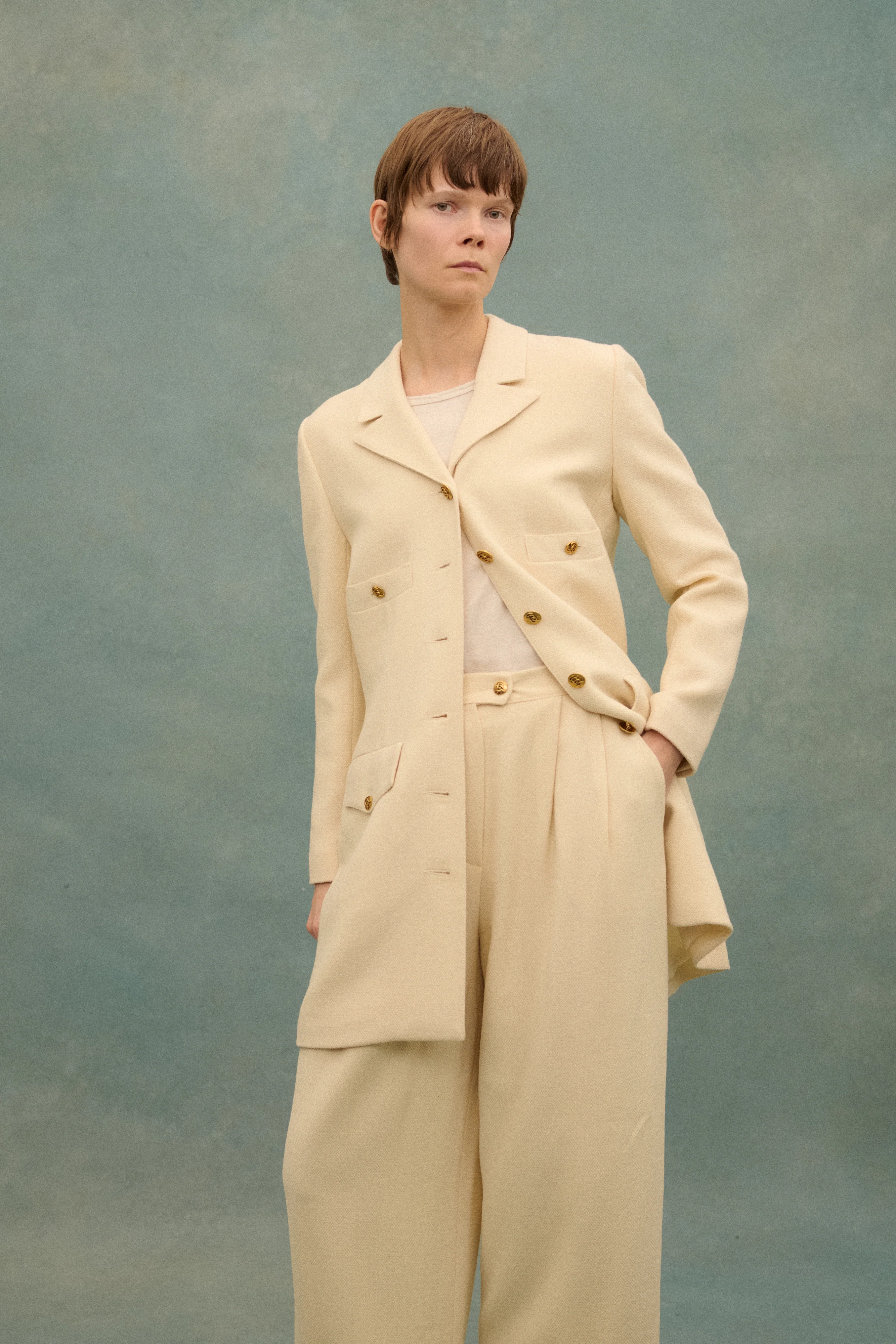 Sonia Rykiel Ivory Suit - Image 18