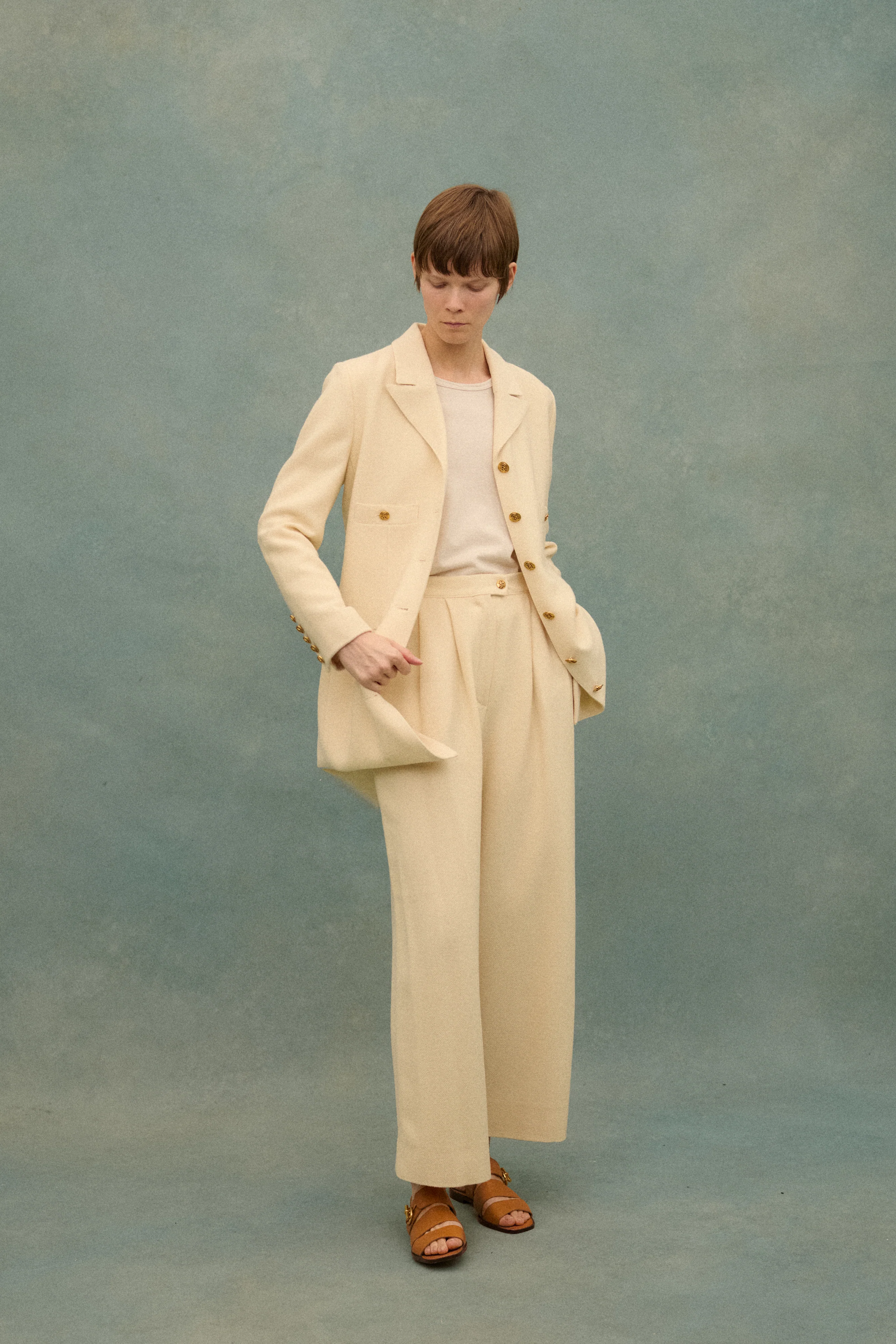 Sonia Rykiel Ivory Suit - Image 20