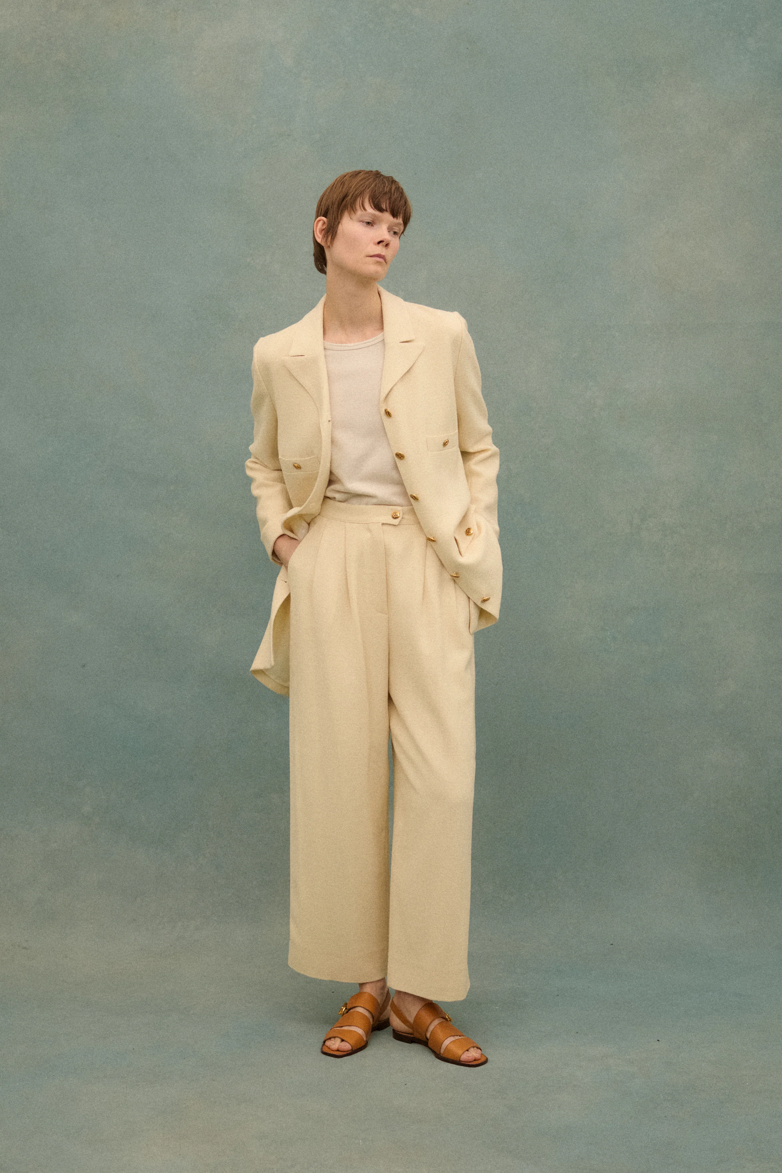 Sonia Rykiel Ivory Suit - Image 22