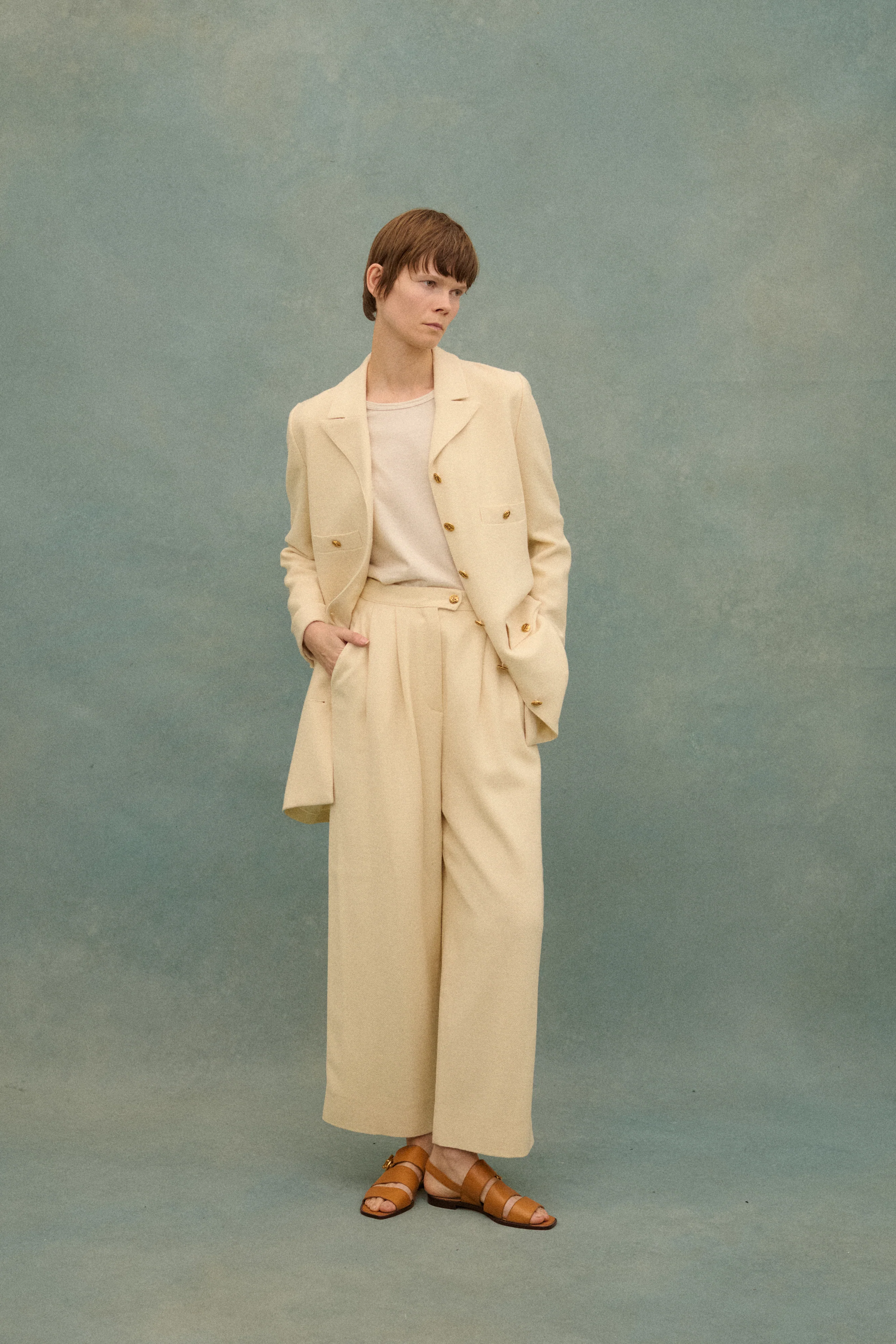 Sonia Rykiel Ivory Suit - Image 23