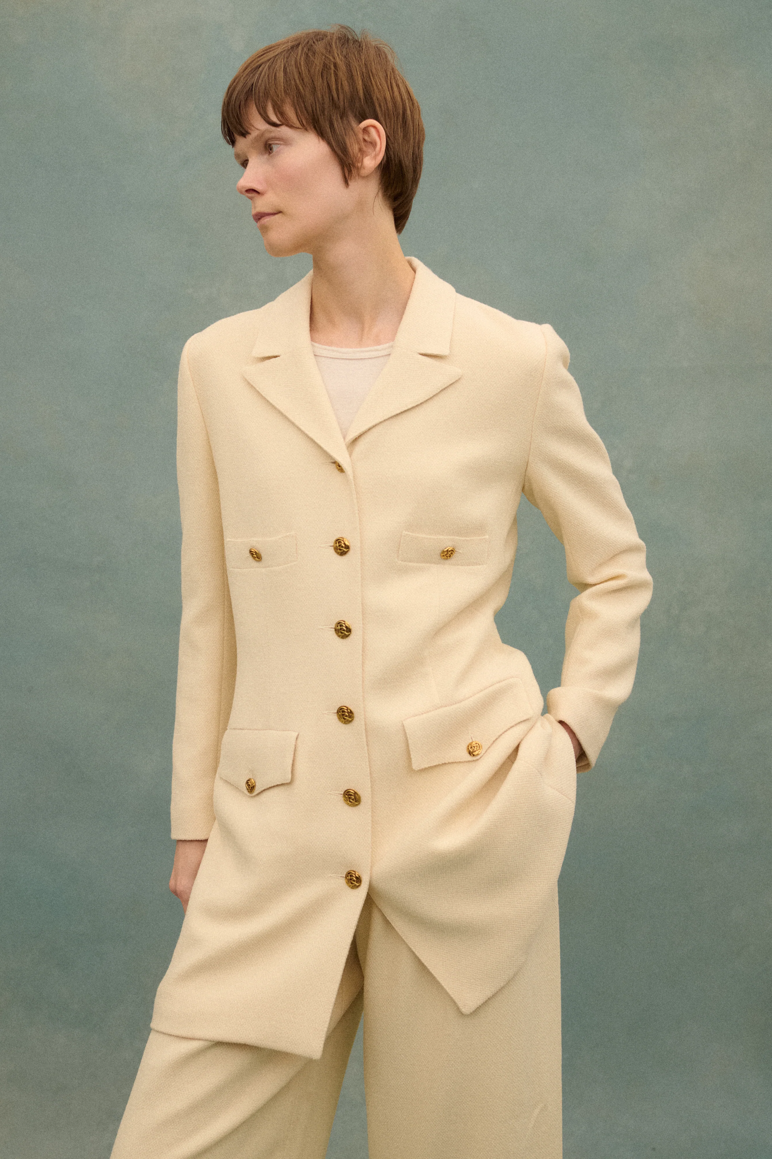 Sonia Rykiel Ivory Suit - Image 7