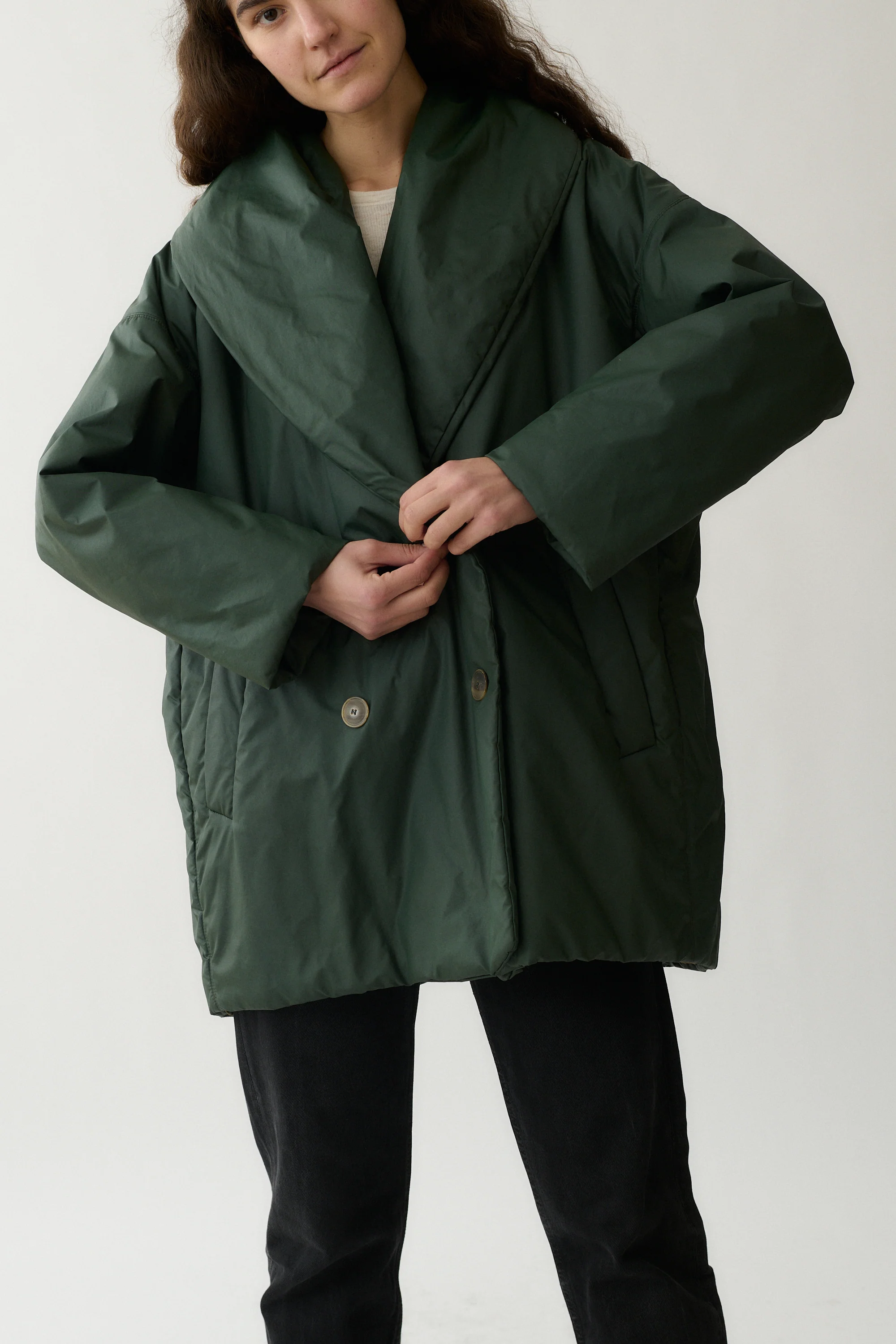 Jil Sander Green Coat - Image 5