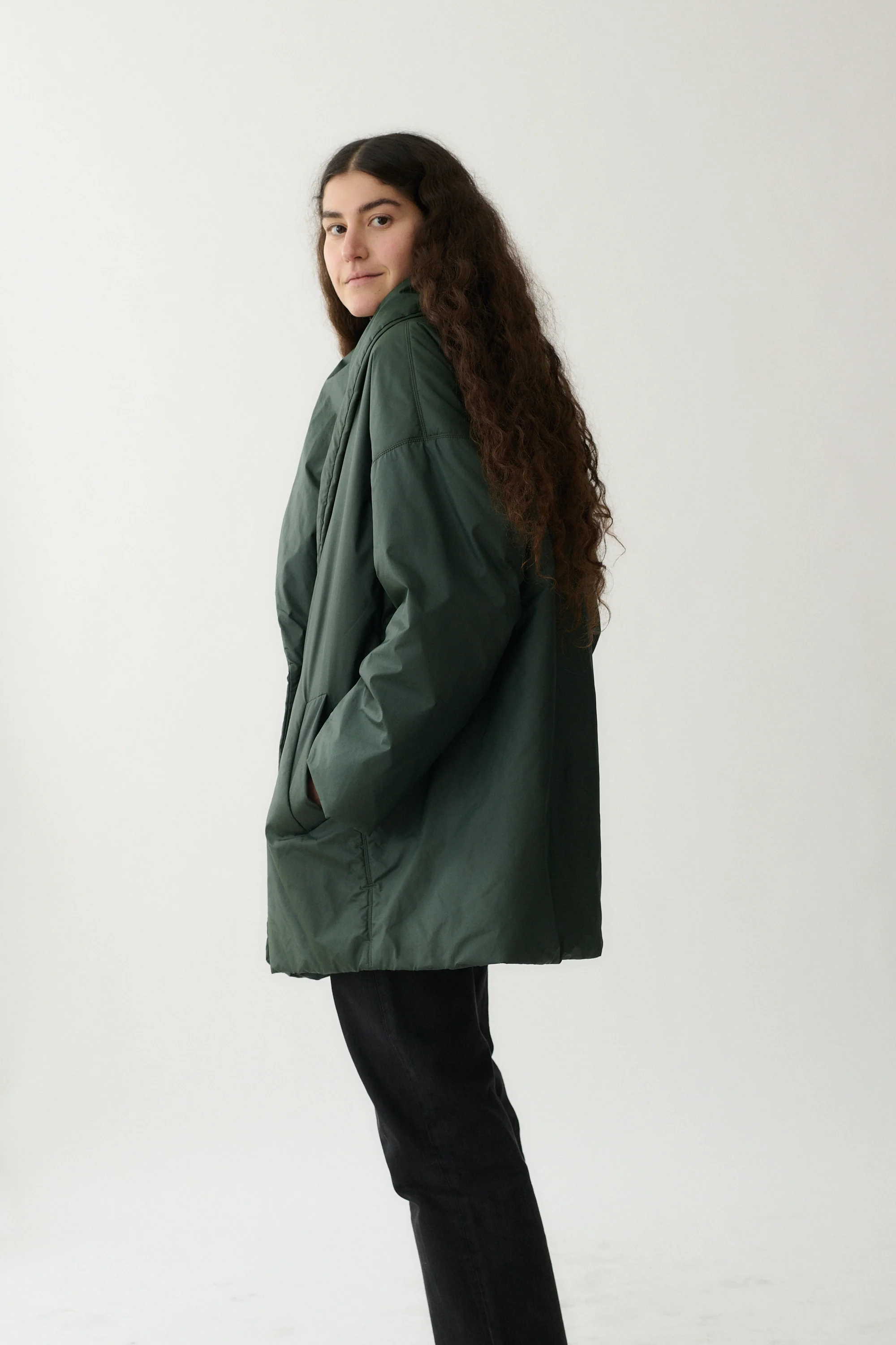 Jil Sander Green Coat - Image 6