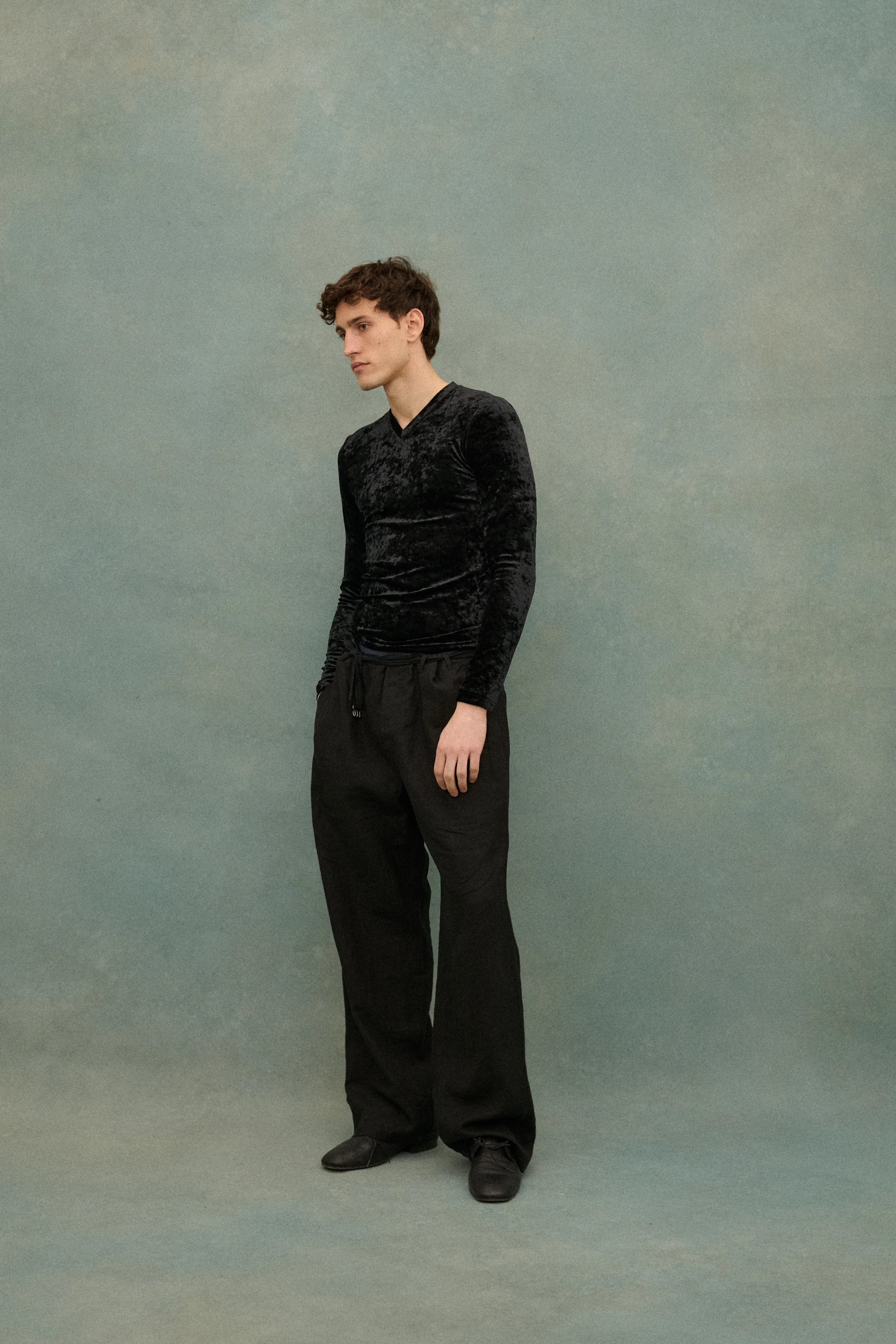 JPG Homme Black Velvet Top - Image 10