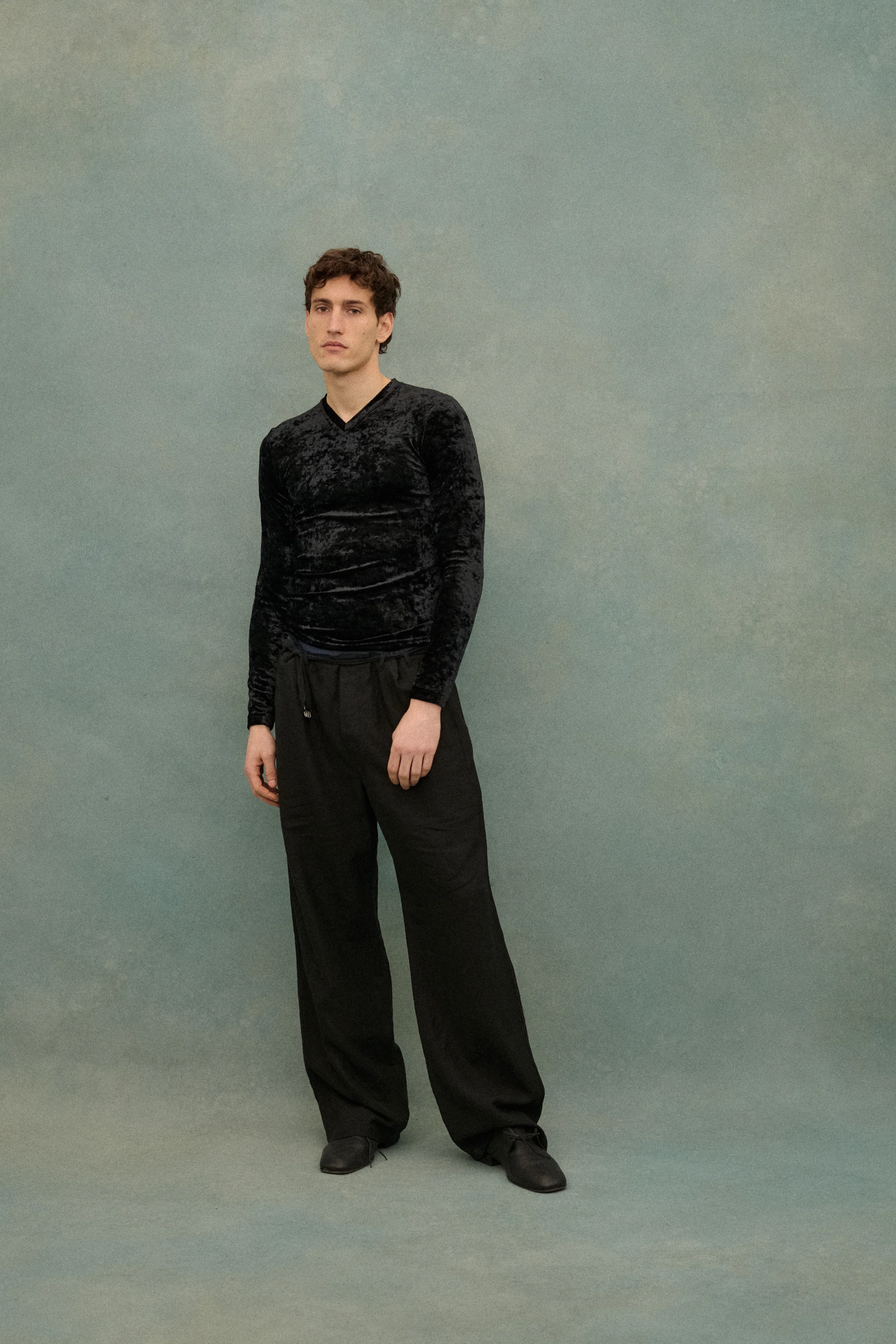 JPG Homme Black Velvet Top - Image 11