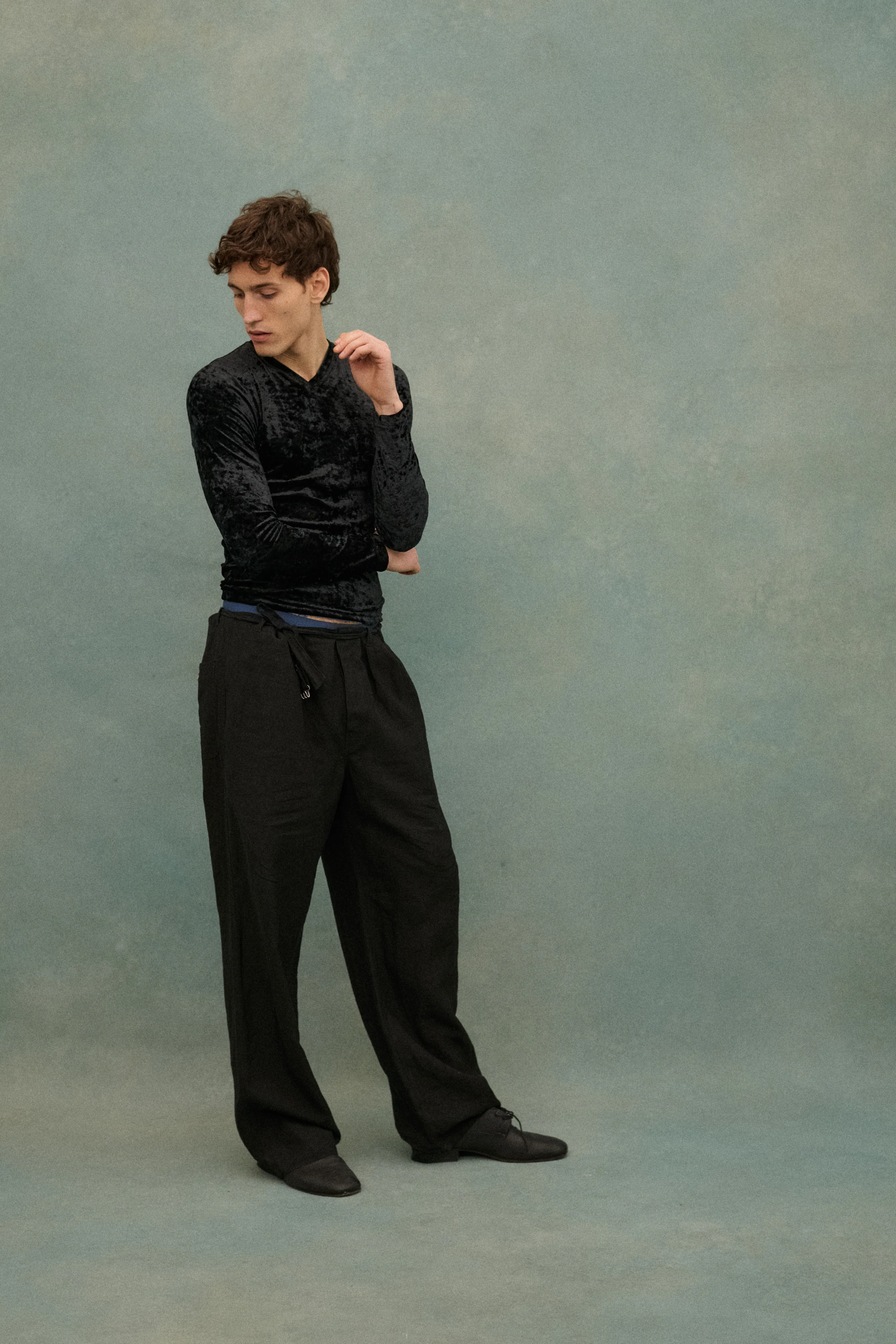 JPG Homme Black Velvet Top - Image 12