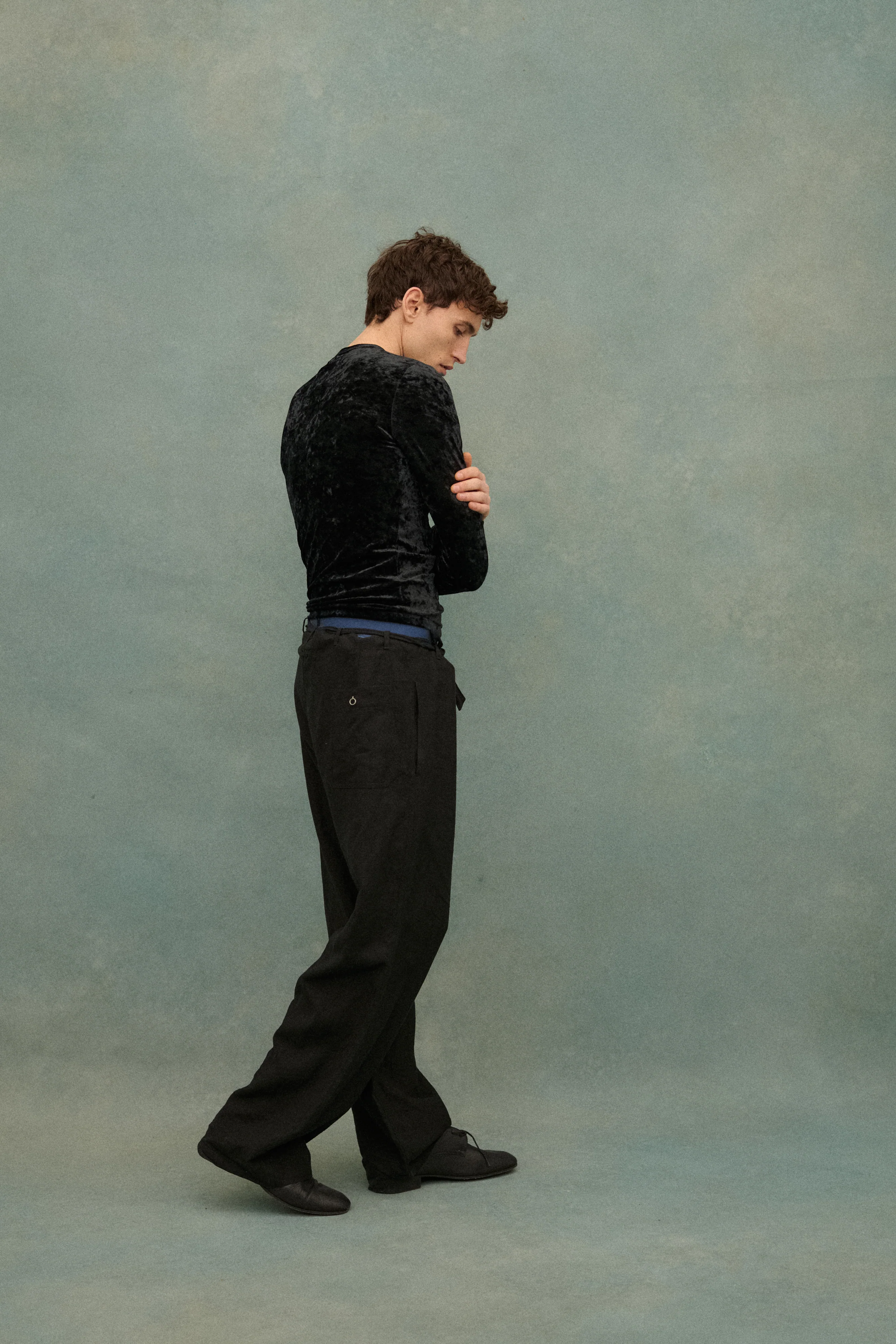 JPG Homme Black Velvet Top - Image 13