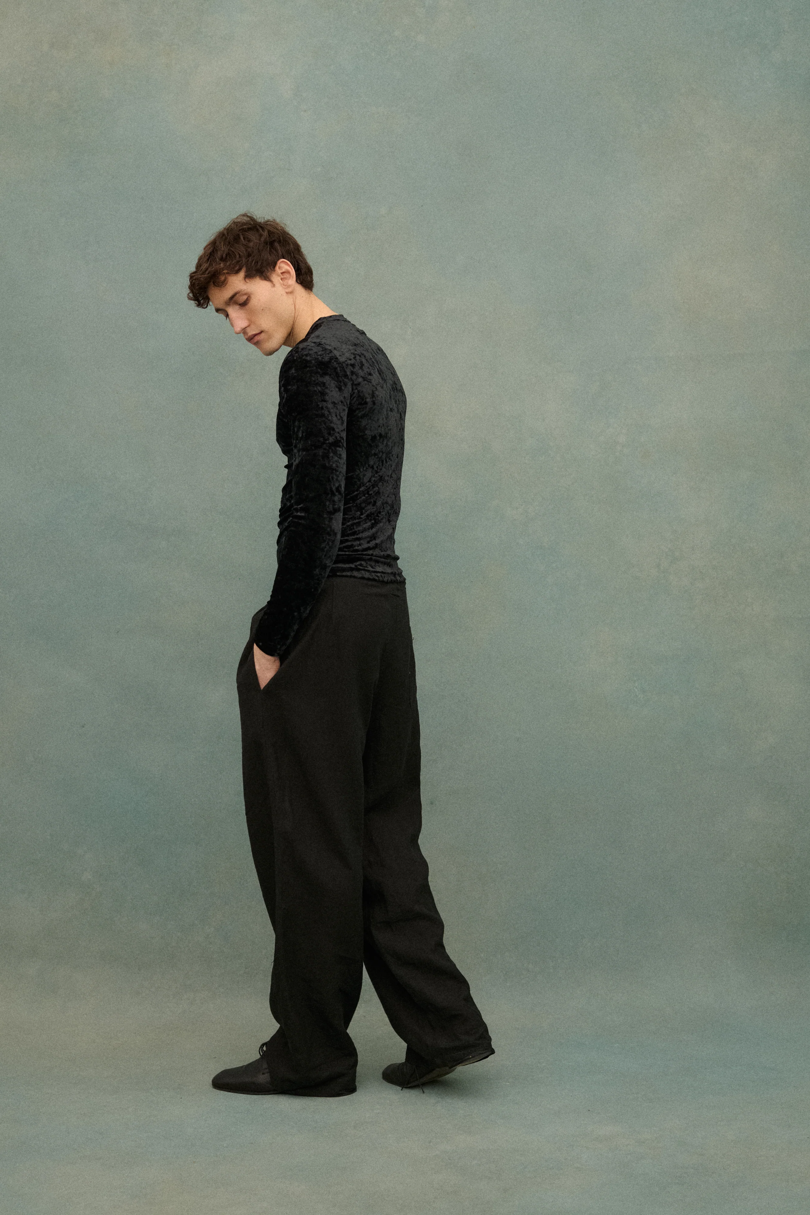 JPG Homme Black Velvet Top - Image 15