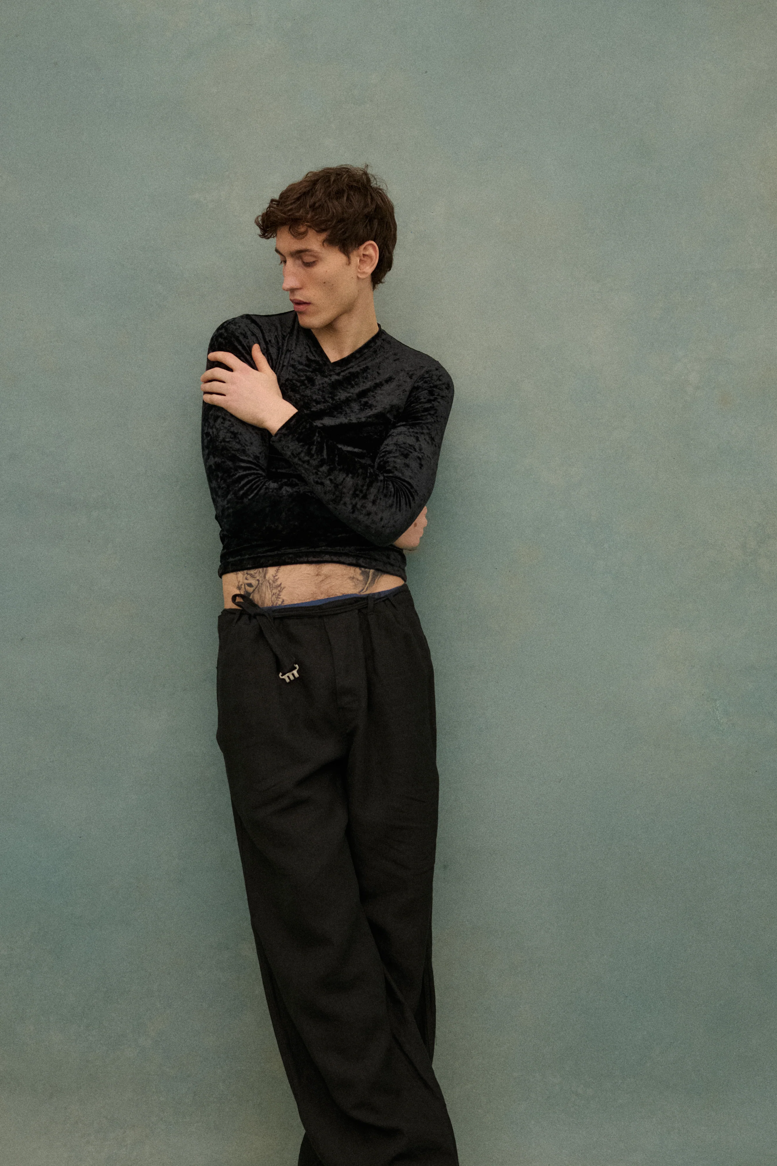 JPG Homme Black Velvet Top - Image 18