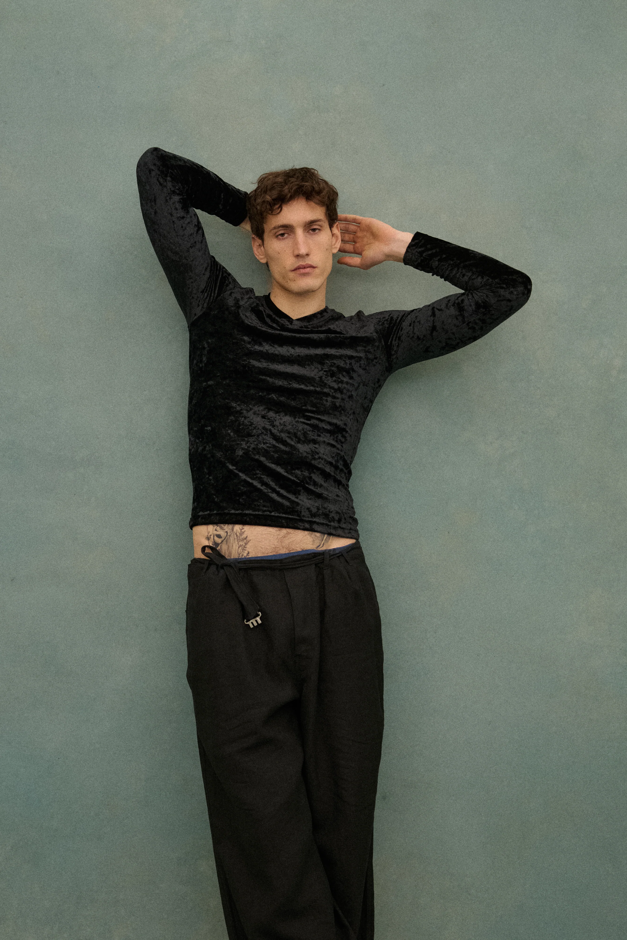 JPG Homme Black Velvet Top - Image 5