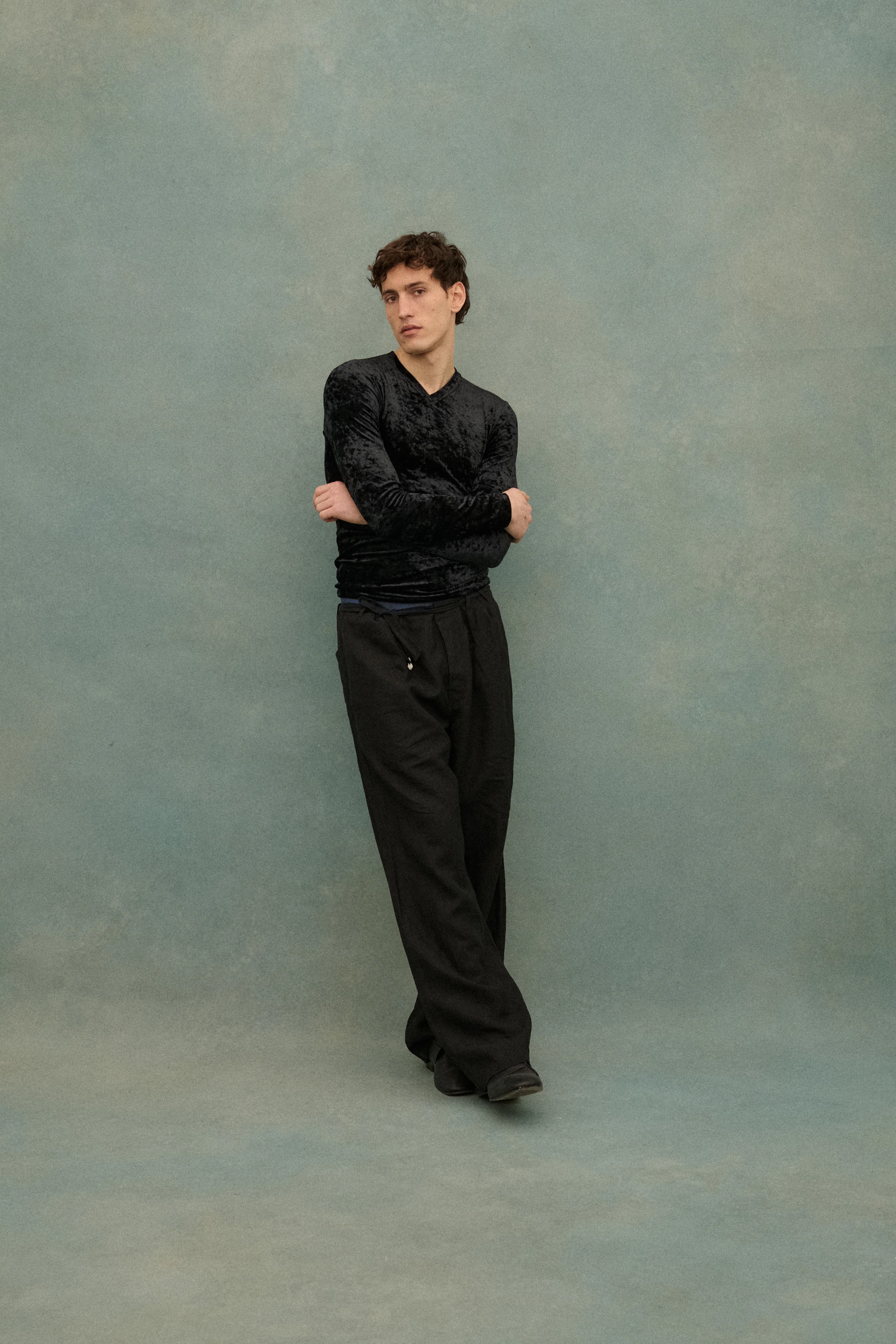 JPG Homme Black Velvet Top - Image 6