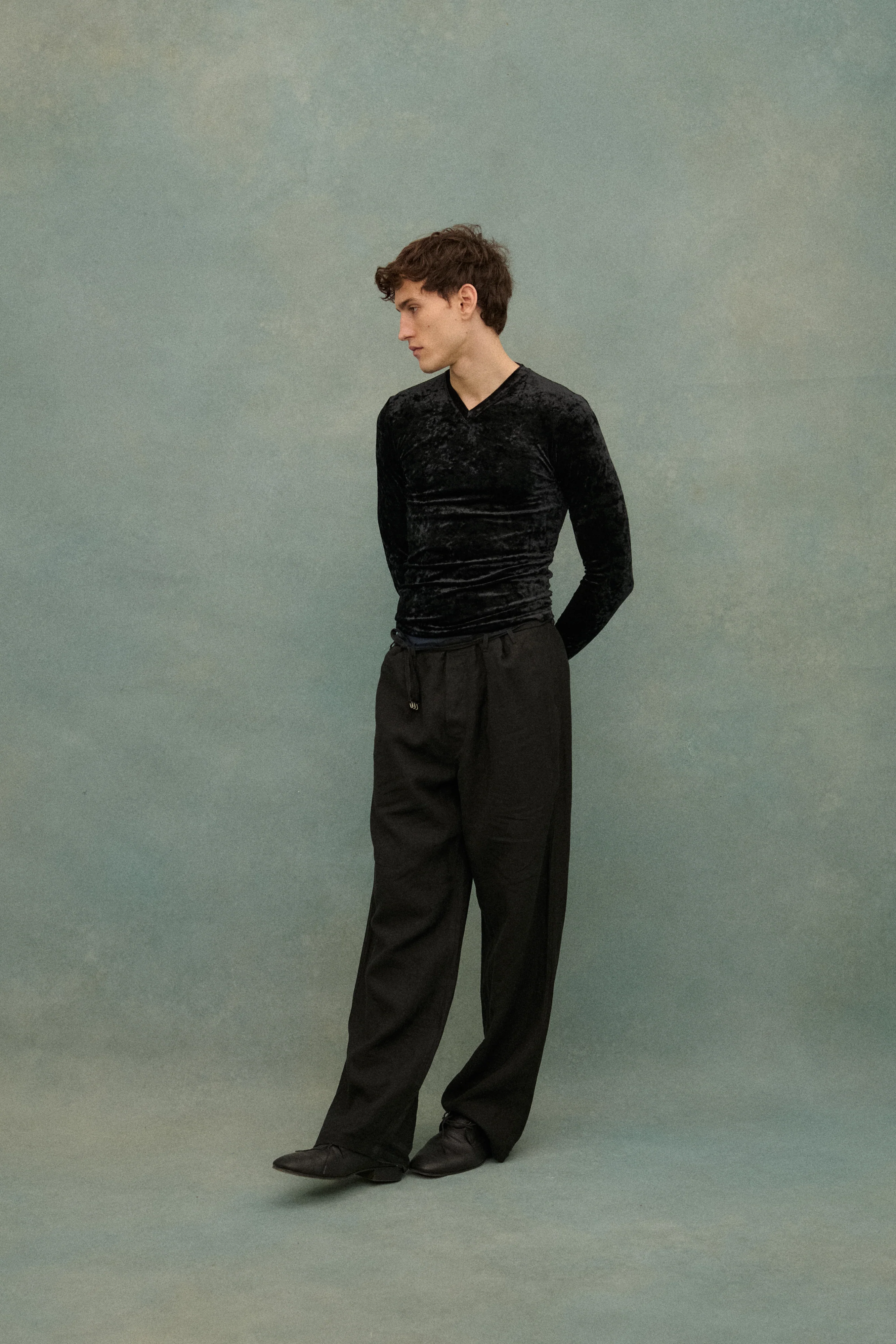 JPG Homme Black Velvet Top - Image 8