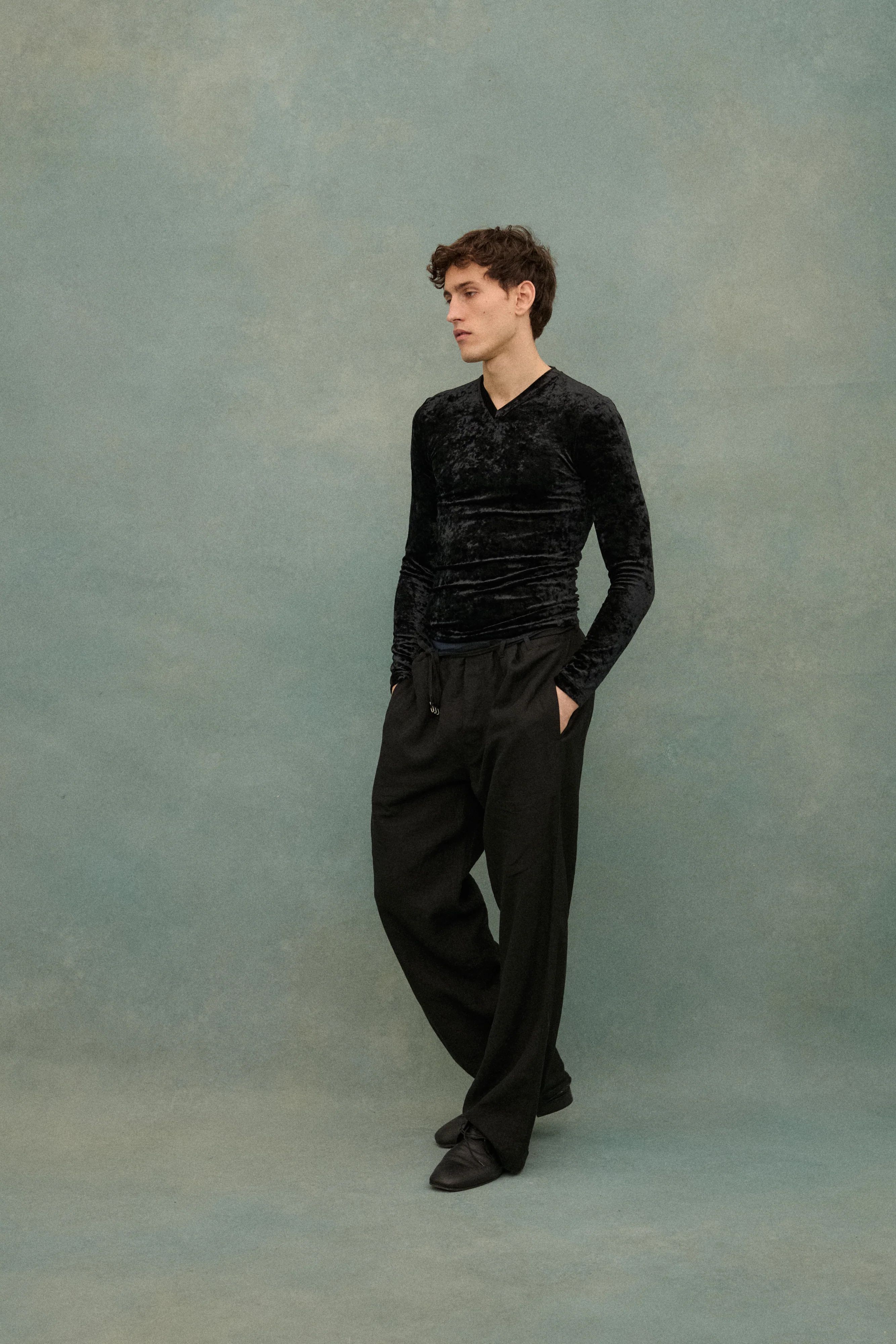 JPG Homme Black Velvet Top - Image 9