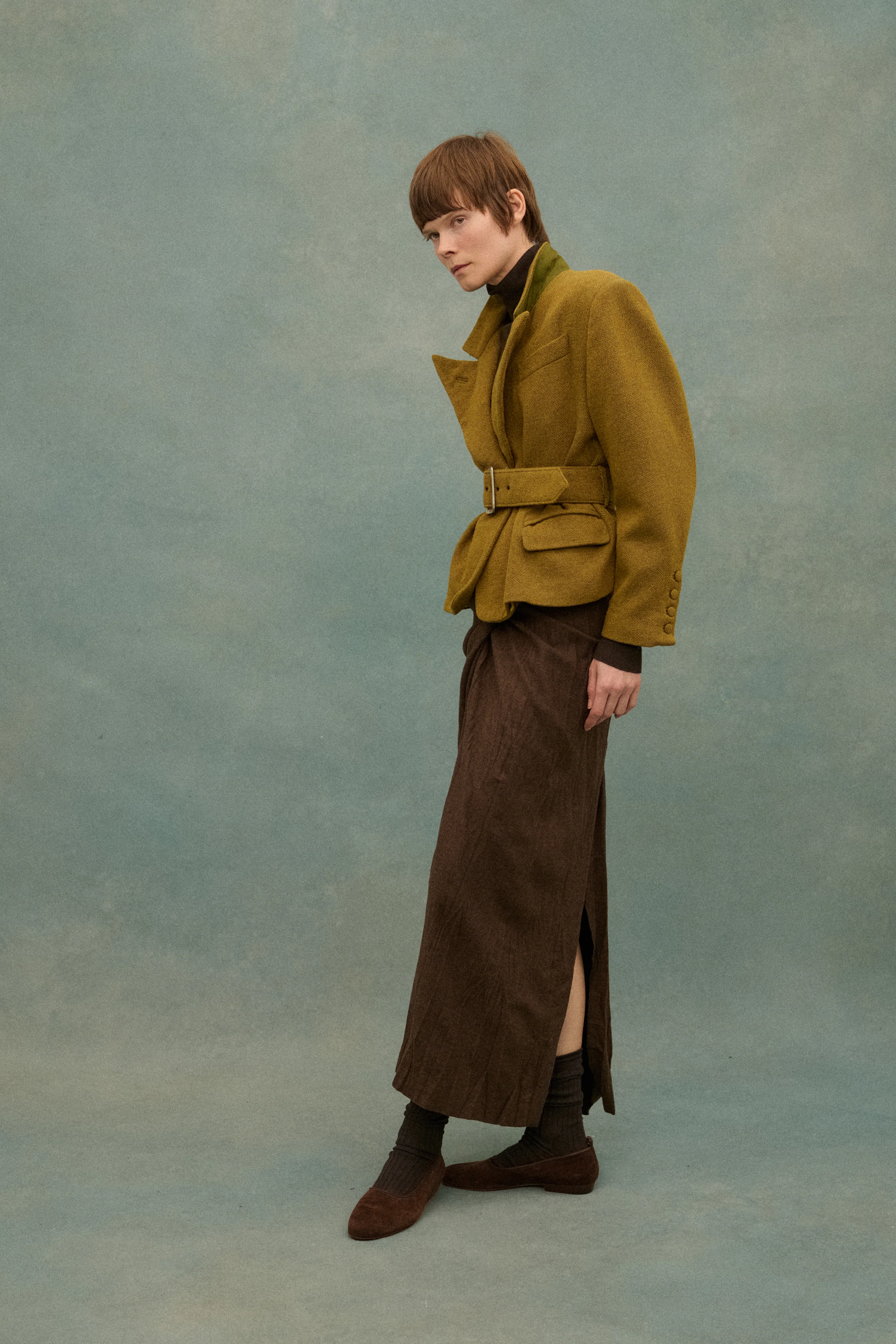 1994 Romeo Gigli Brown Skirt - Image 20