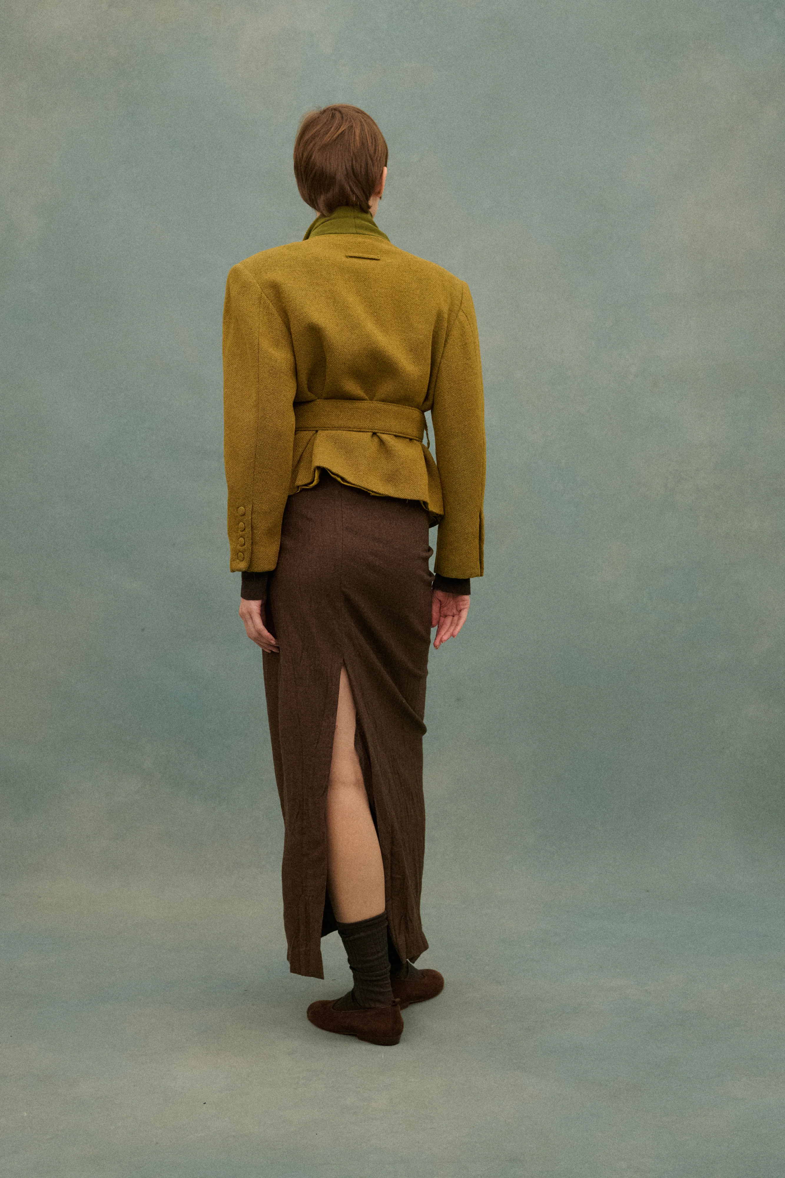 1994 Romeo Gigli Brown Skirt - Image 19