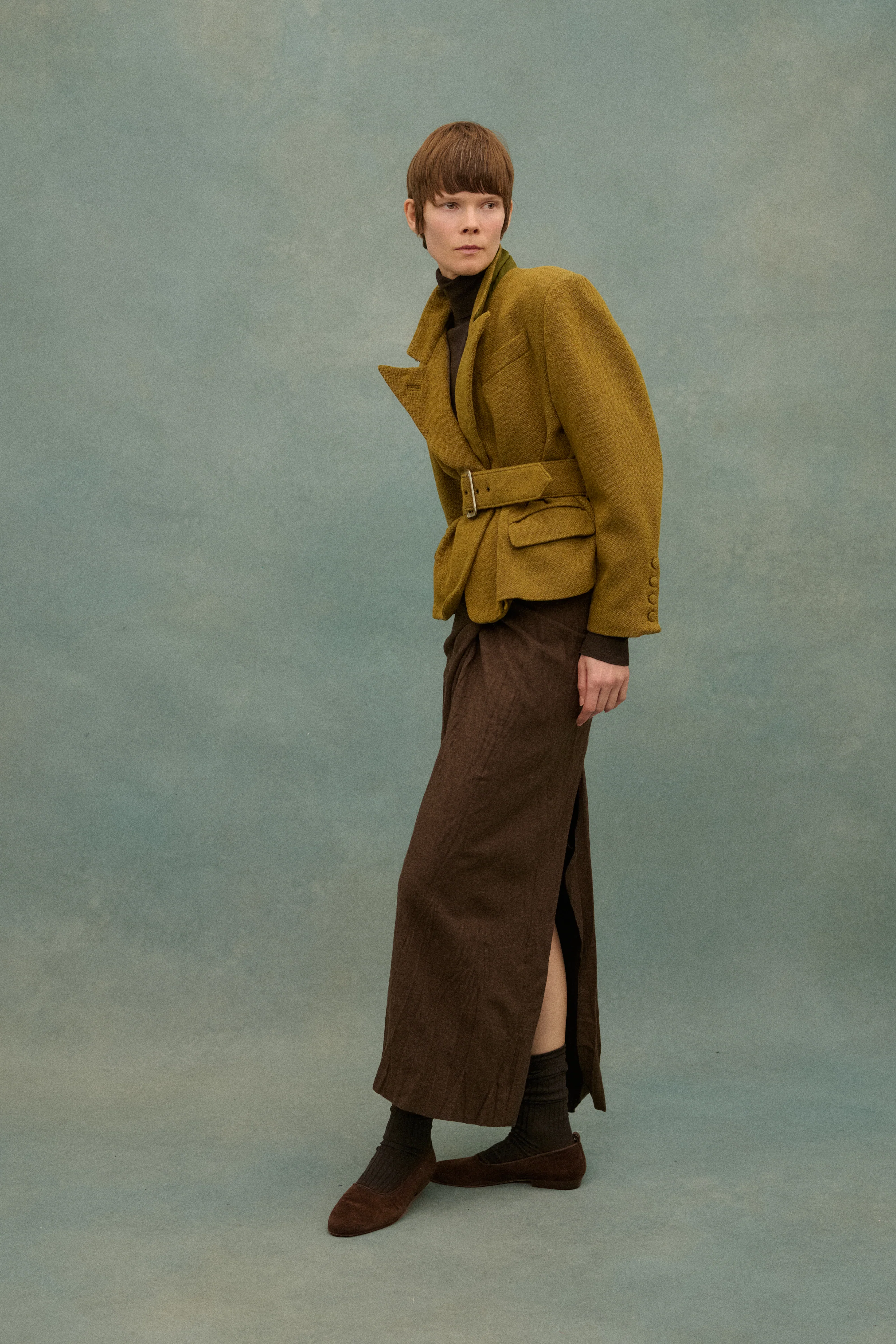 1994 Romeo Gigli Brown Skirt - Image 18