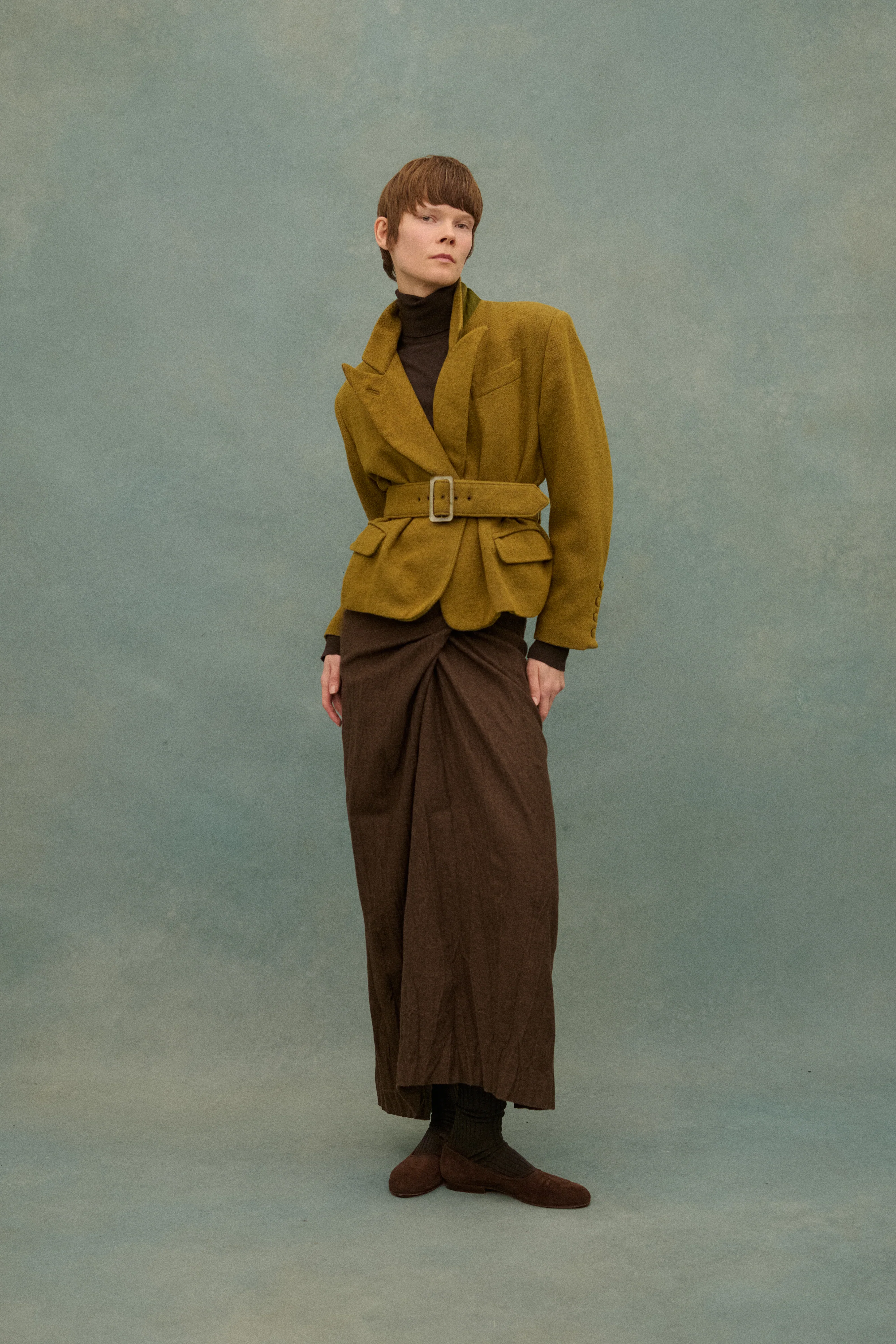 1994 Romeo Gigli Brown Skirt - Image 23