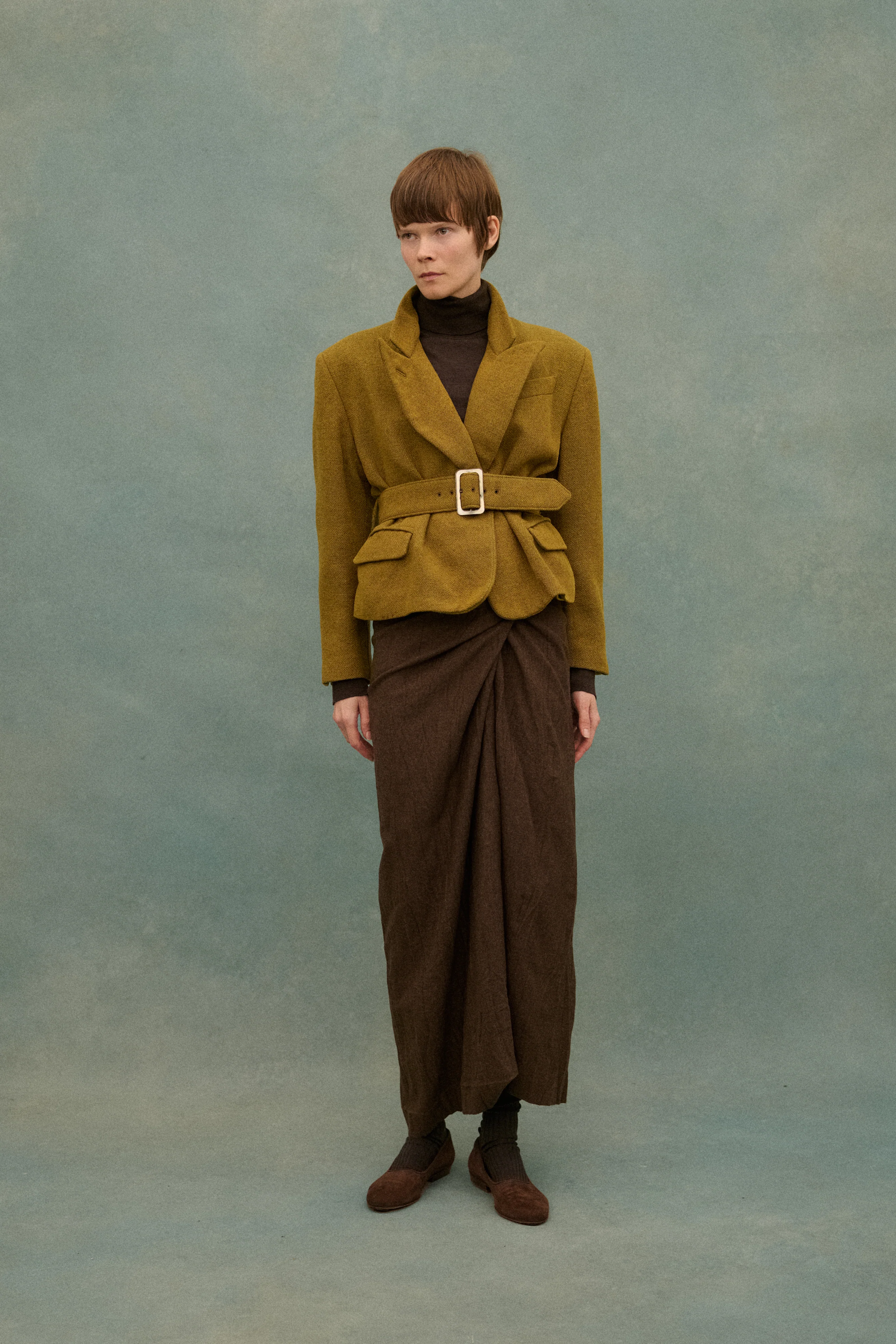 1994 Romeo Gigli Brown Skirt - Image 24