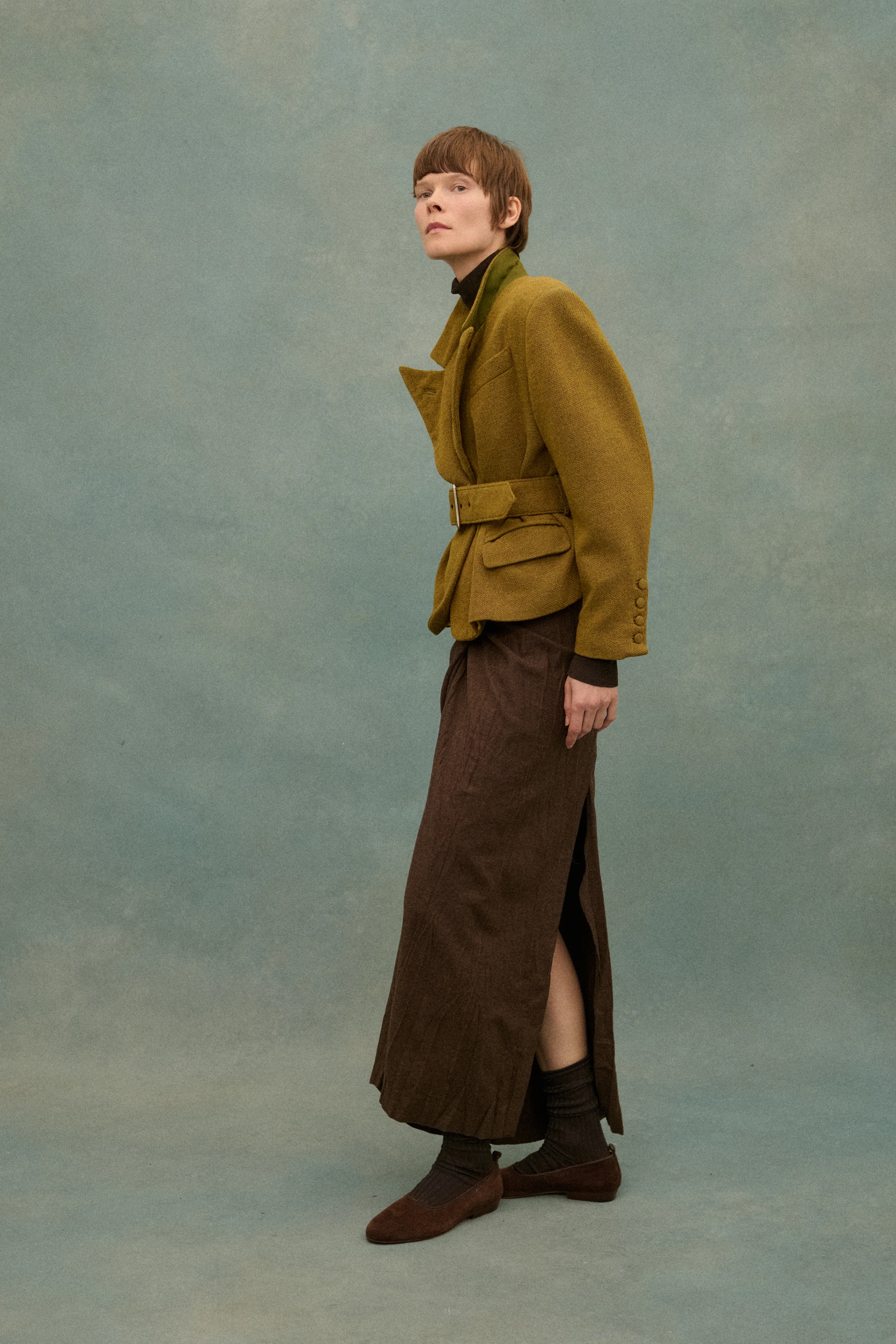 1994 Romeo Gigli Brown Skirt - Image 21