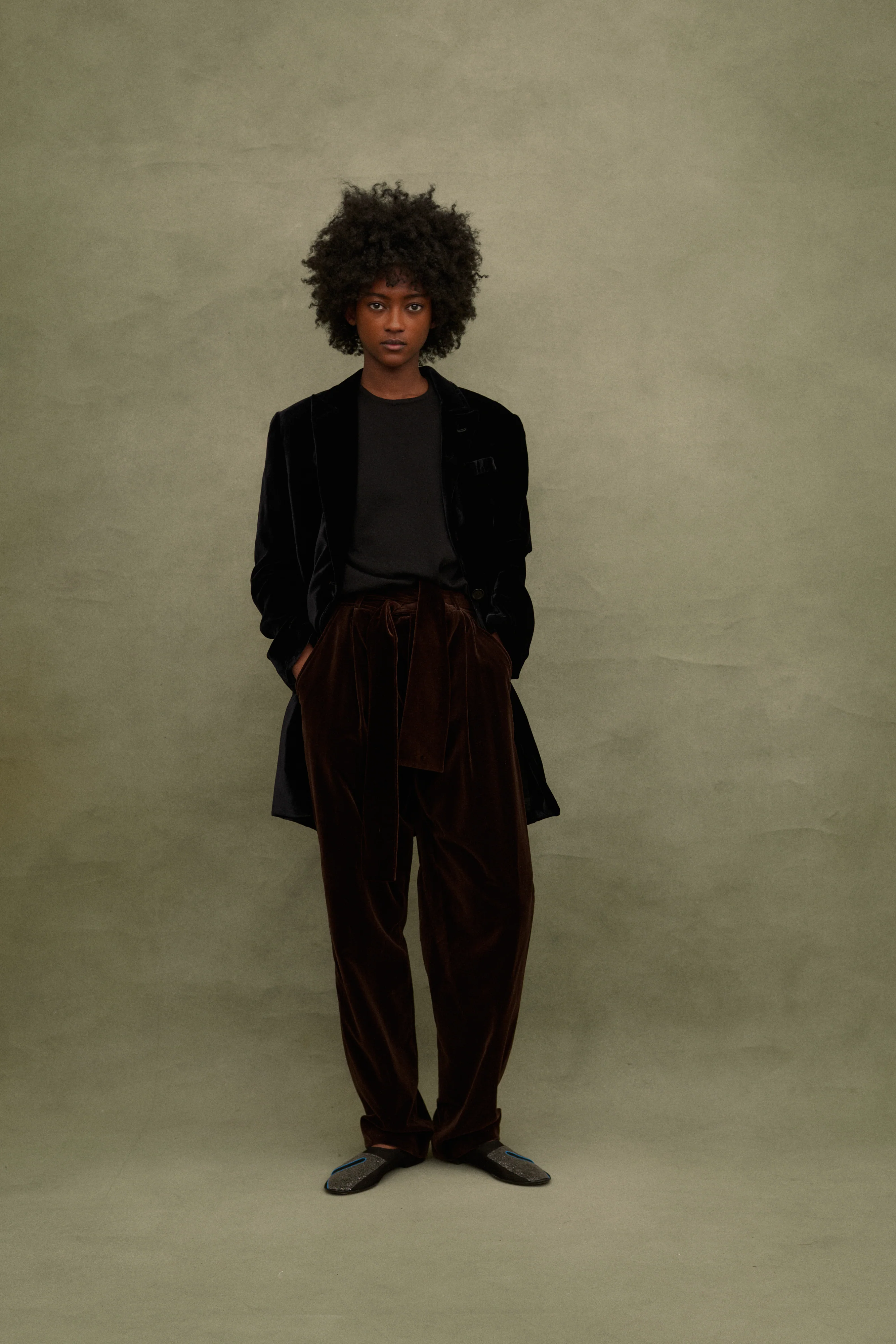 Katharine Hamnett Velvet Coat - Image 3