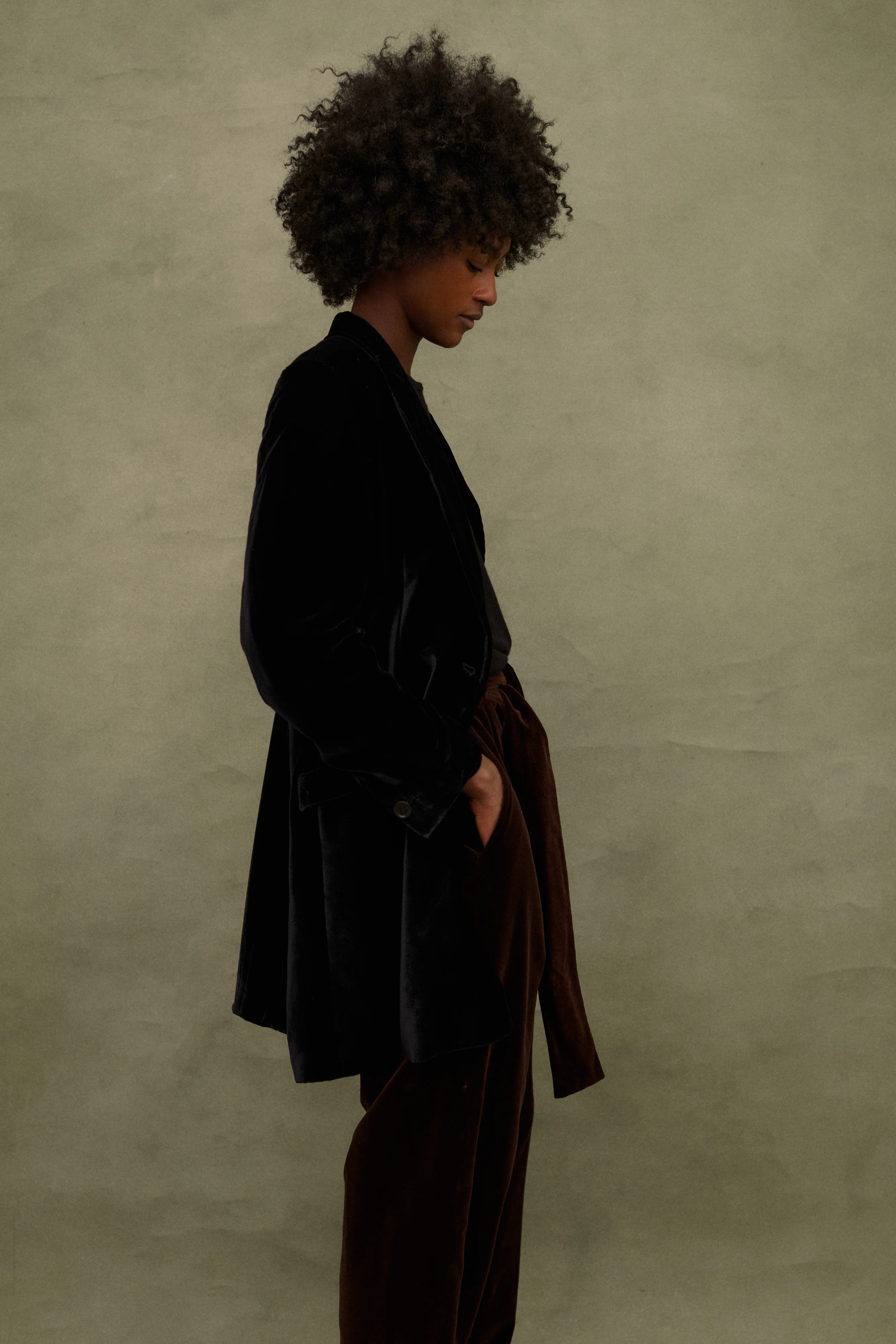 Katharine Hamnett Velvet Coat - Image 5