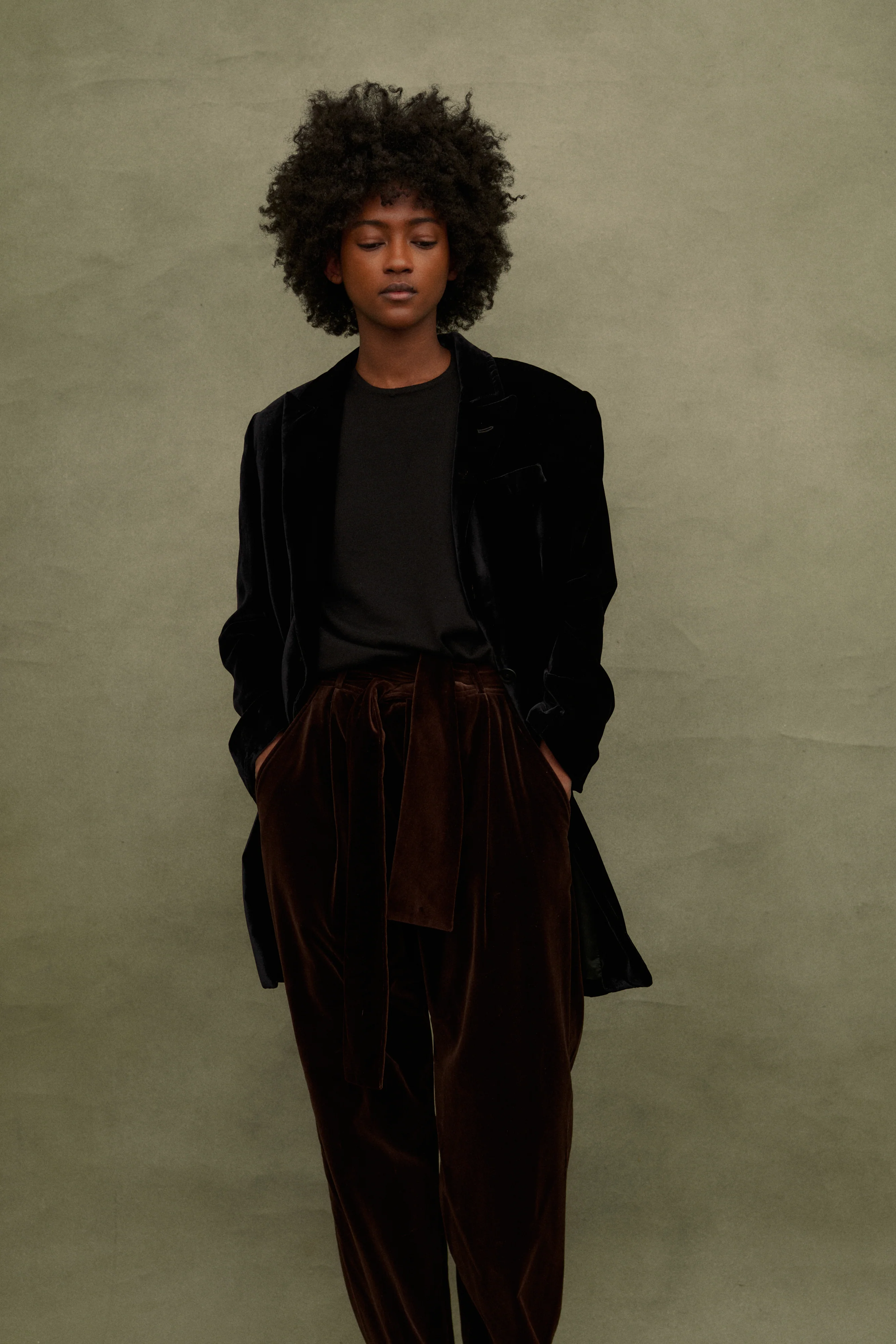Katharine Hamnett Velvet Coat - Image 6