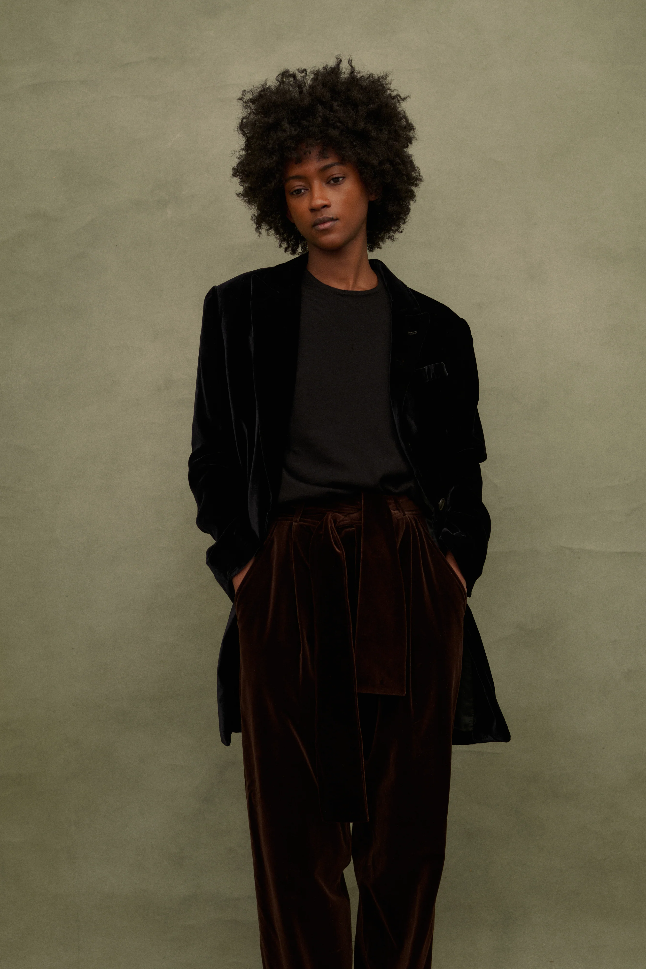 Katharine Hamnett Velvet Coat - Image 7