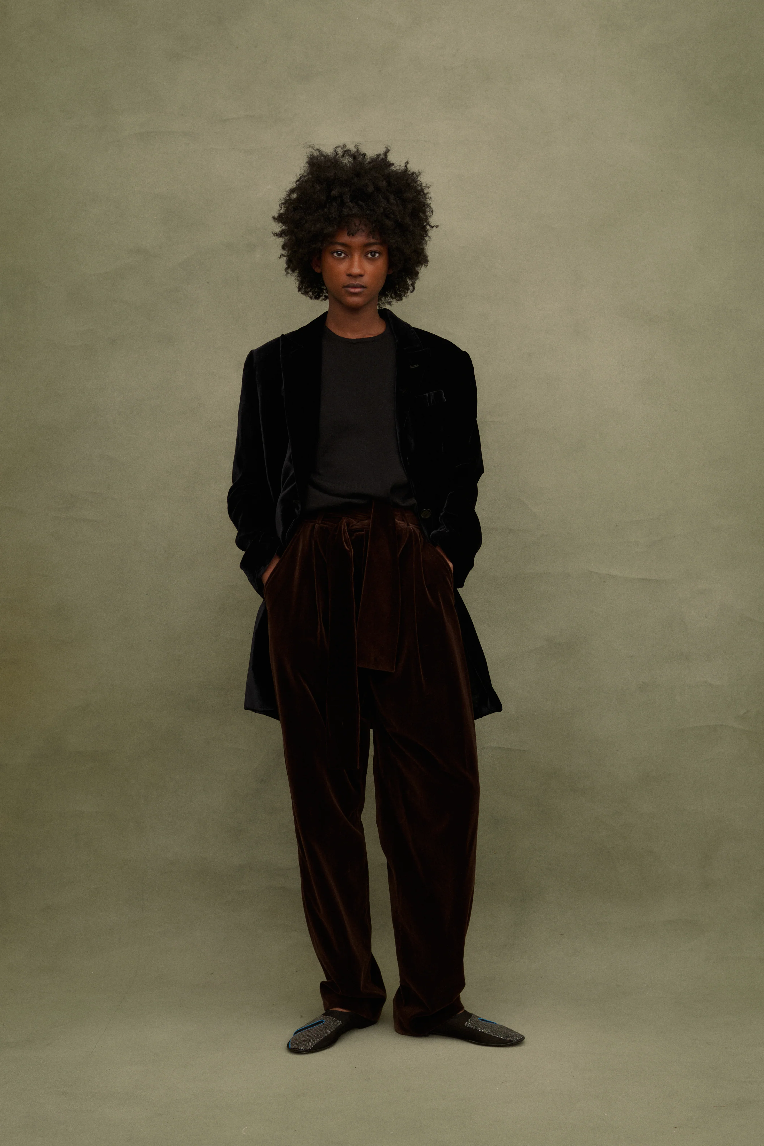 Katharine Hamnett Velvet Coat - Image 8